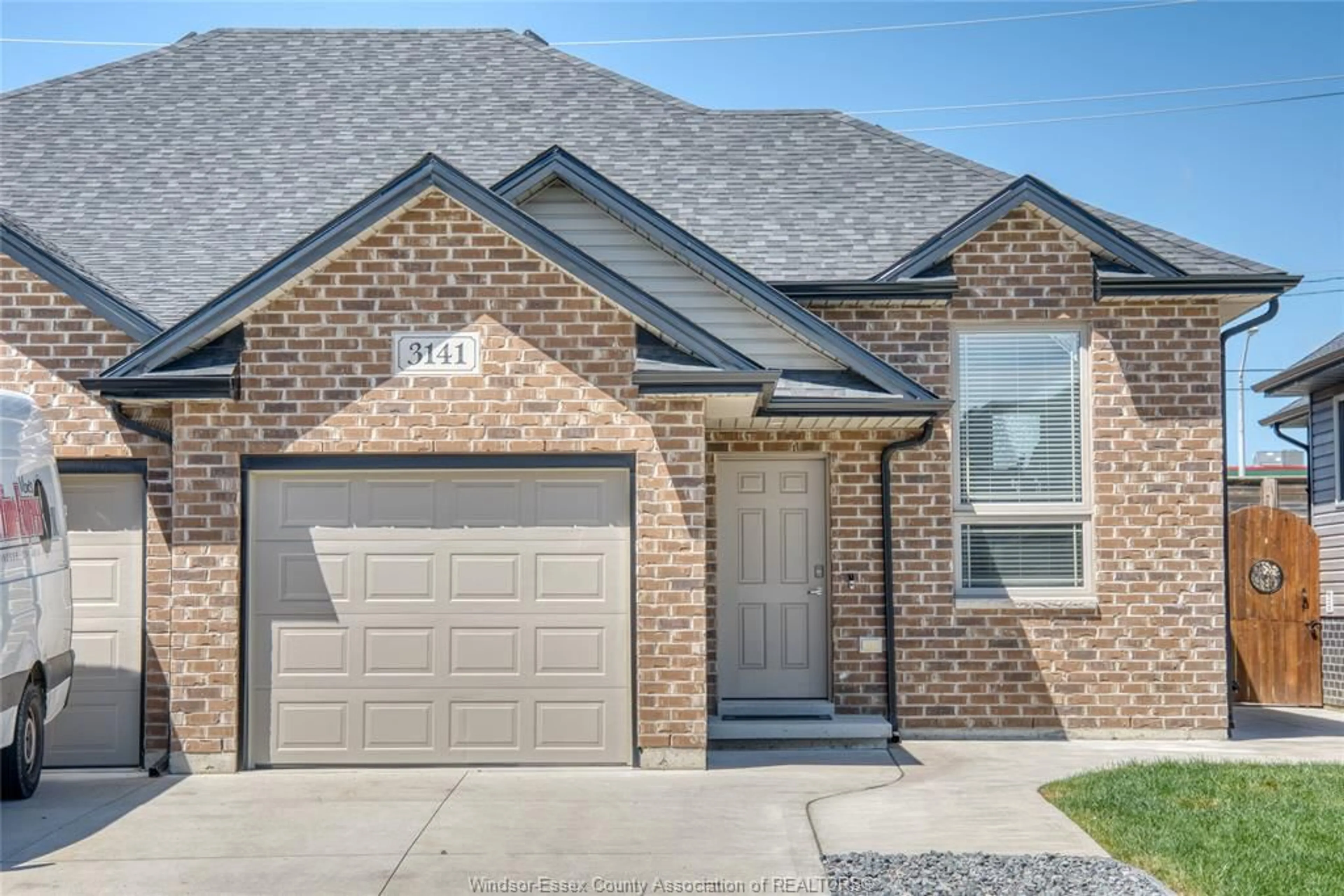 Home with brick exterior material, street for 3141 VIOLA Cres, Windsor Ontario N8N 0A2