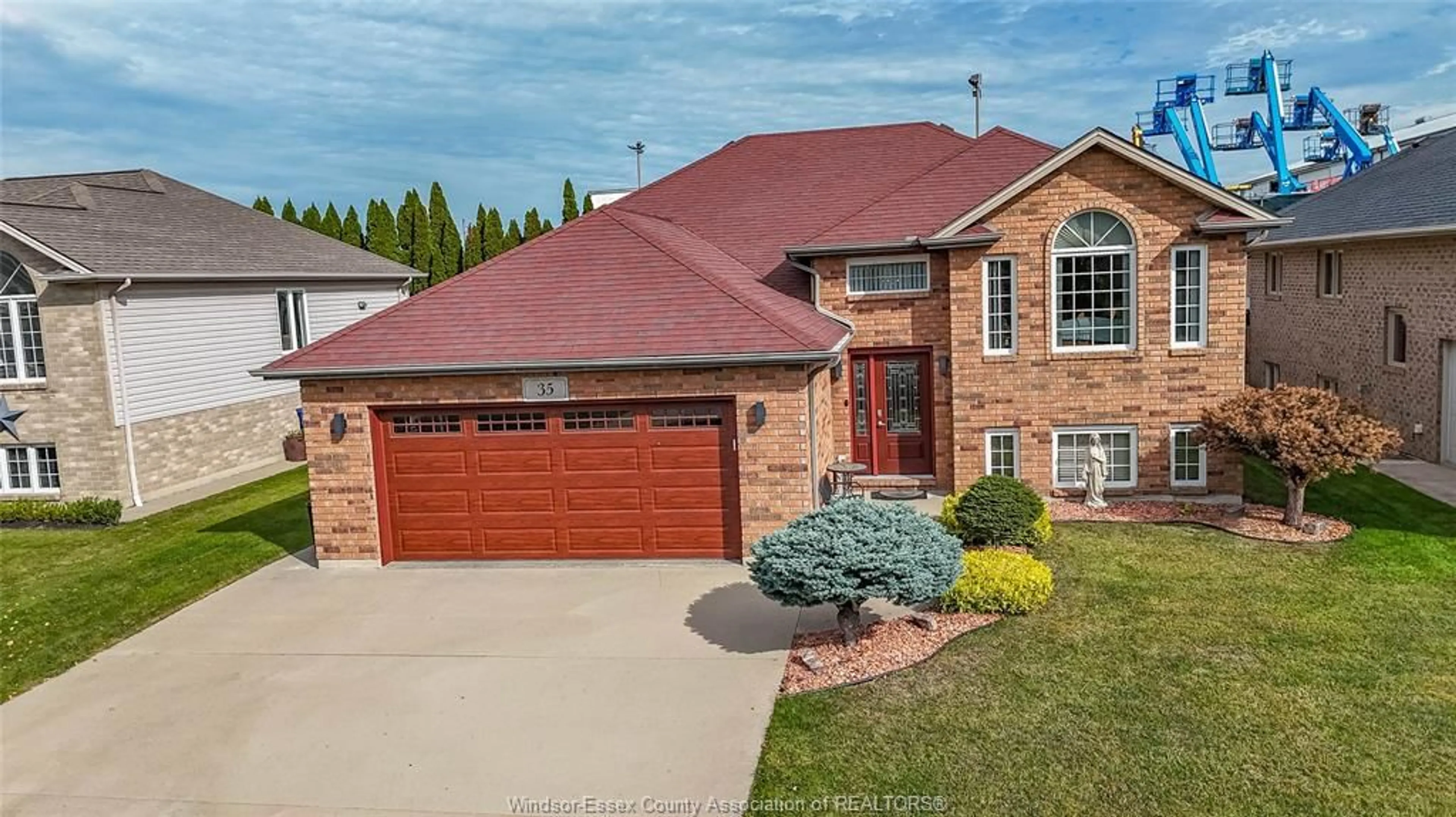 Home with brick exterior material, street for 35 SANDY LAKE, Leamington Ontario N8H 5K3