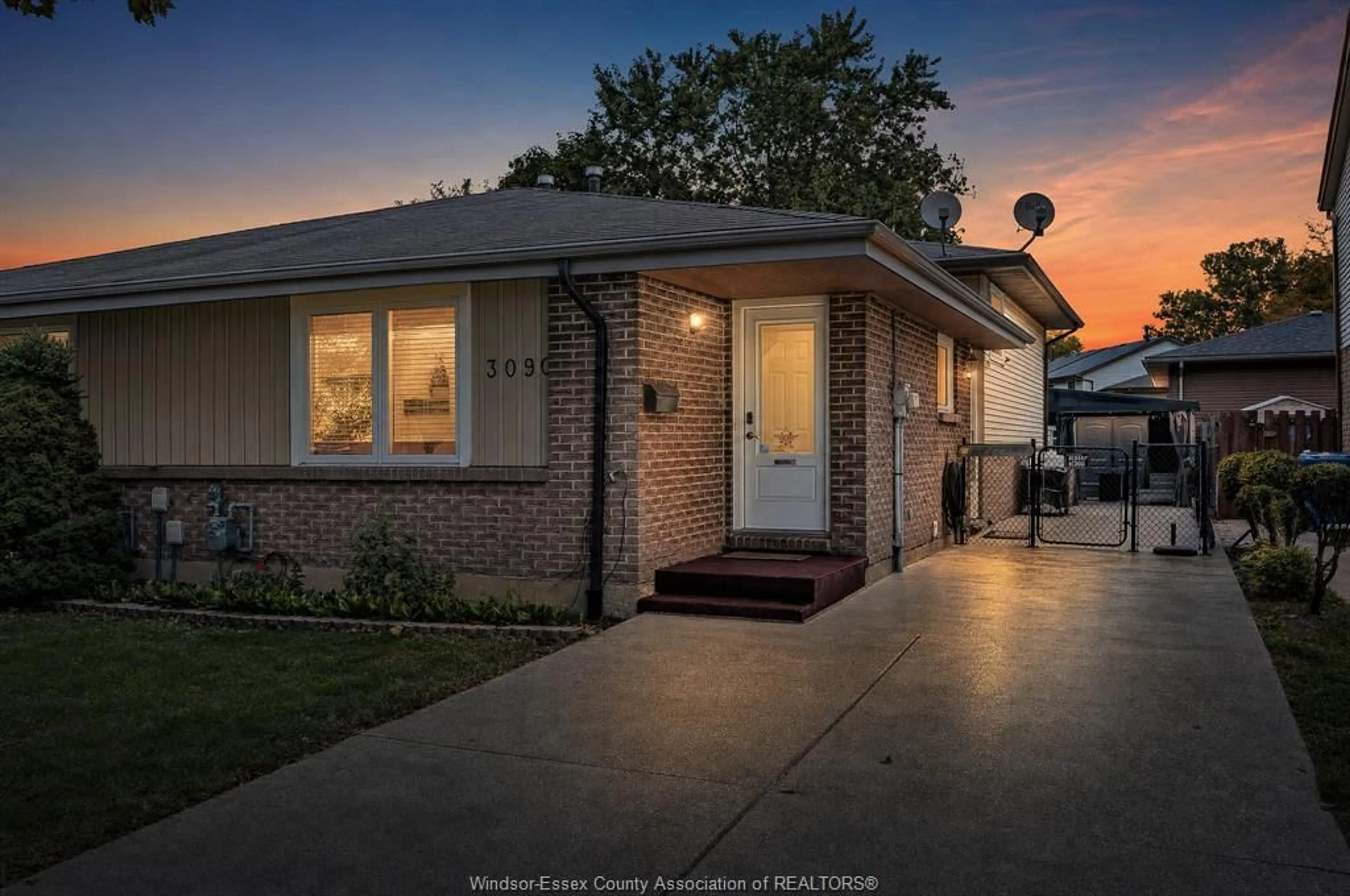 Home with brick exterior material, street for 3090 FAIRLANE, Windsor Ontario N8W 4Y6