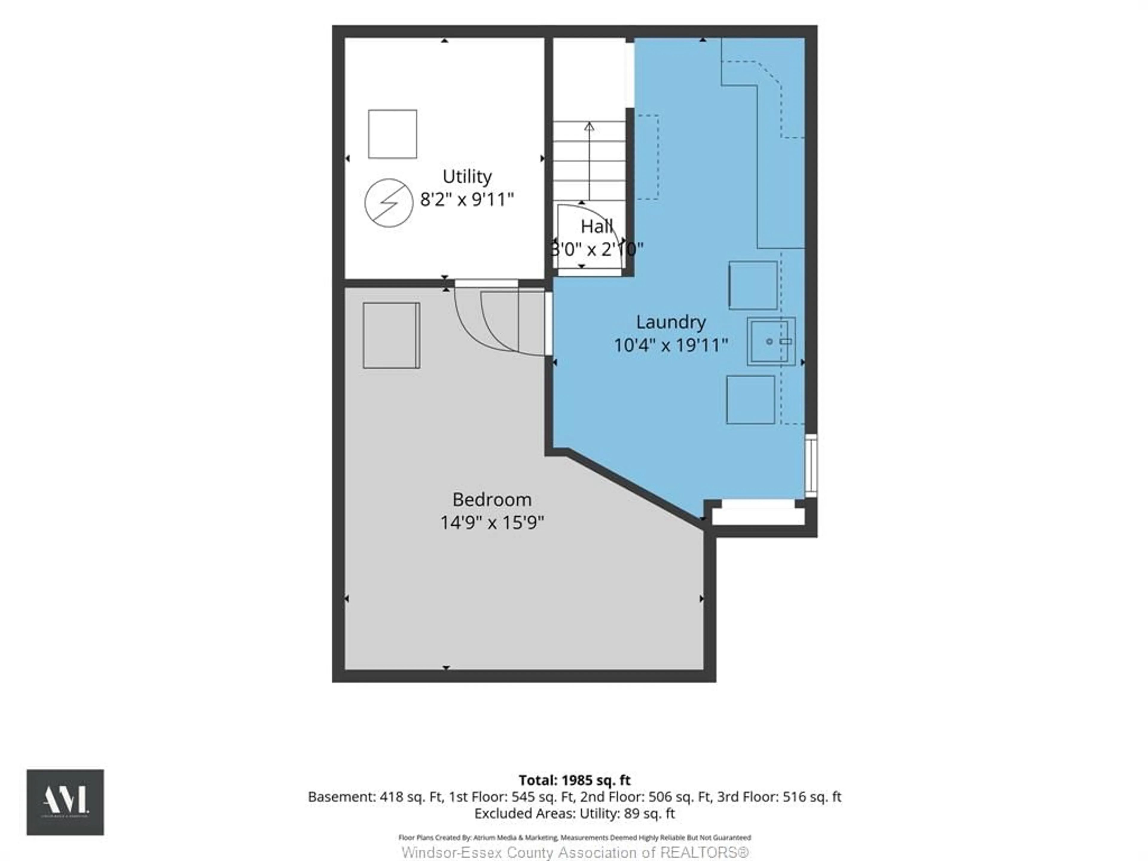 Floor plan for 3090 FAIRLANE, Windsor Ontario N8W 4Y6