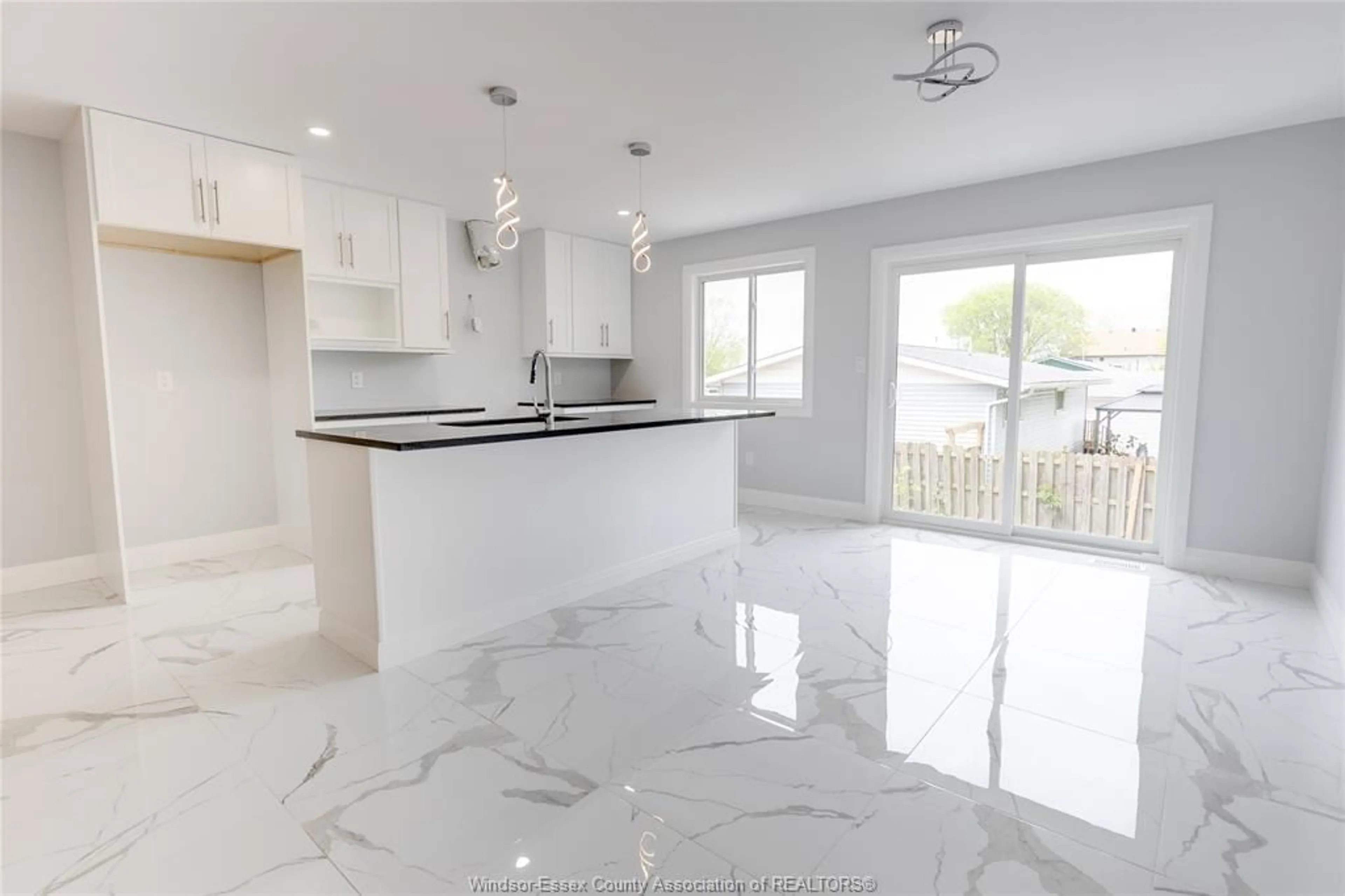 Open concept kitchen, ceramic/tile floor for 120 ANGELO Ave, LaSalle Ontario N9J 0E5