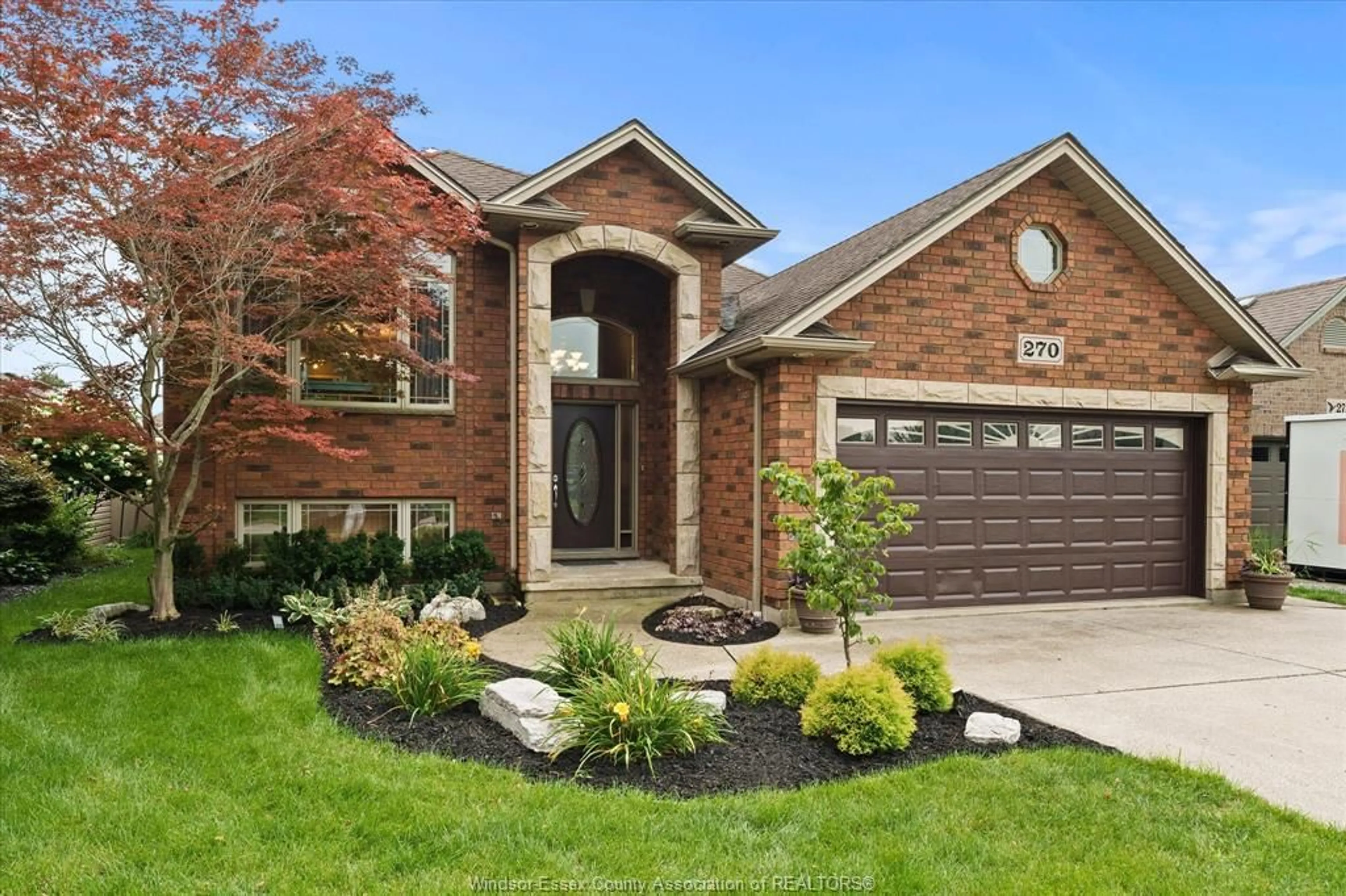Home with brick exterior material, street for 270 ST. PETER, Belle River Ontario N8L 0N7