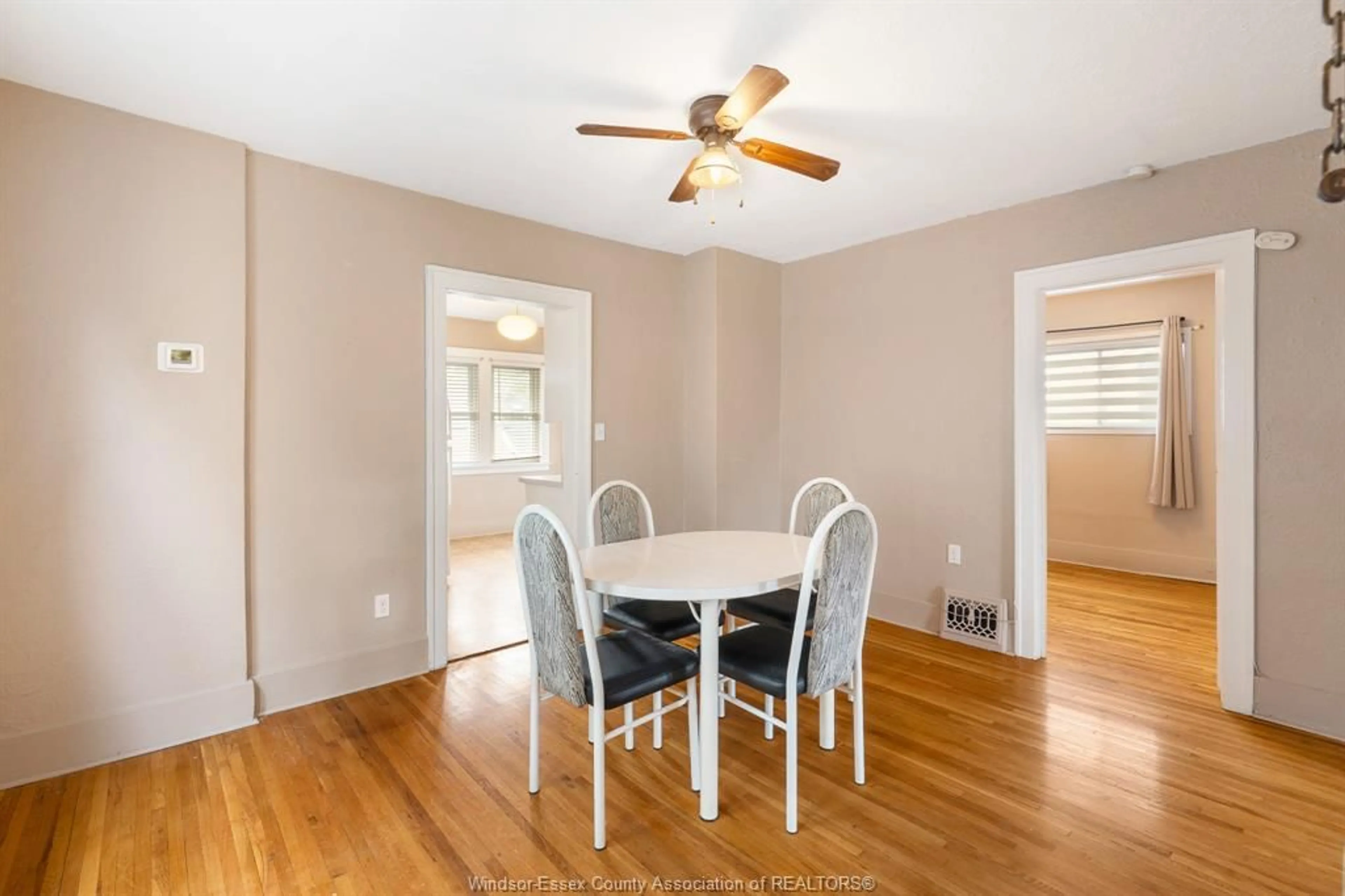 Dining room, wood/laminate floor for 2279 Lillian Ave, Windsor Ontario N8X 4B1