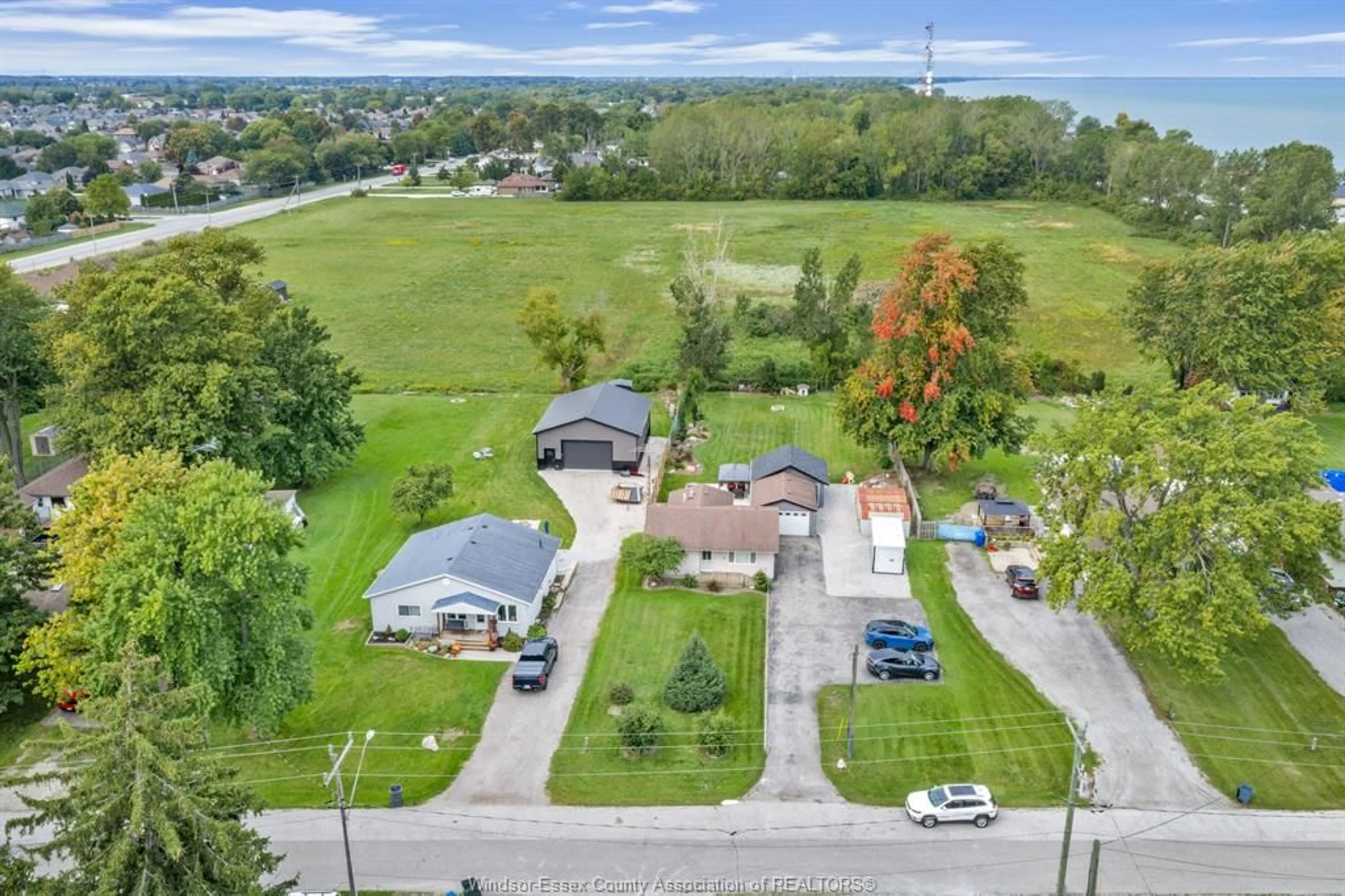 A pic from outside/outdoor area/front of a property/back of a property/a pic from drone, water/lake/river/ocean view for 151 ALEXANDER, Lakeshore Ontario N0R 1A0
