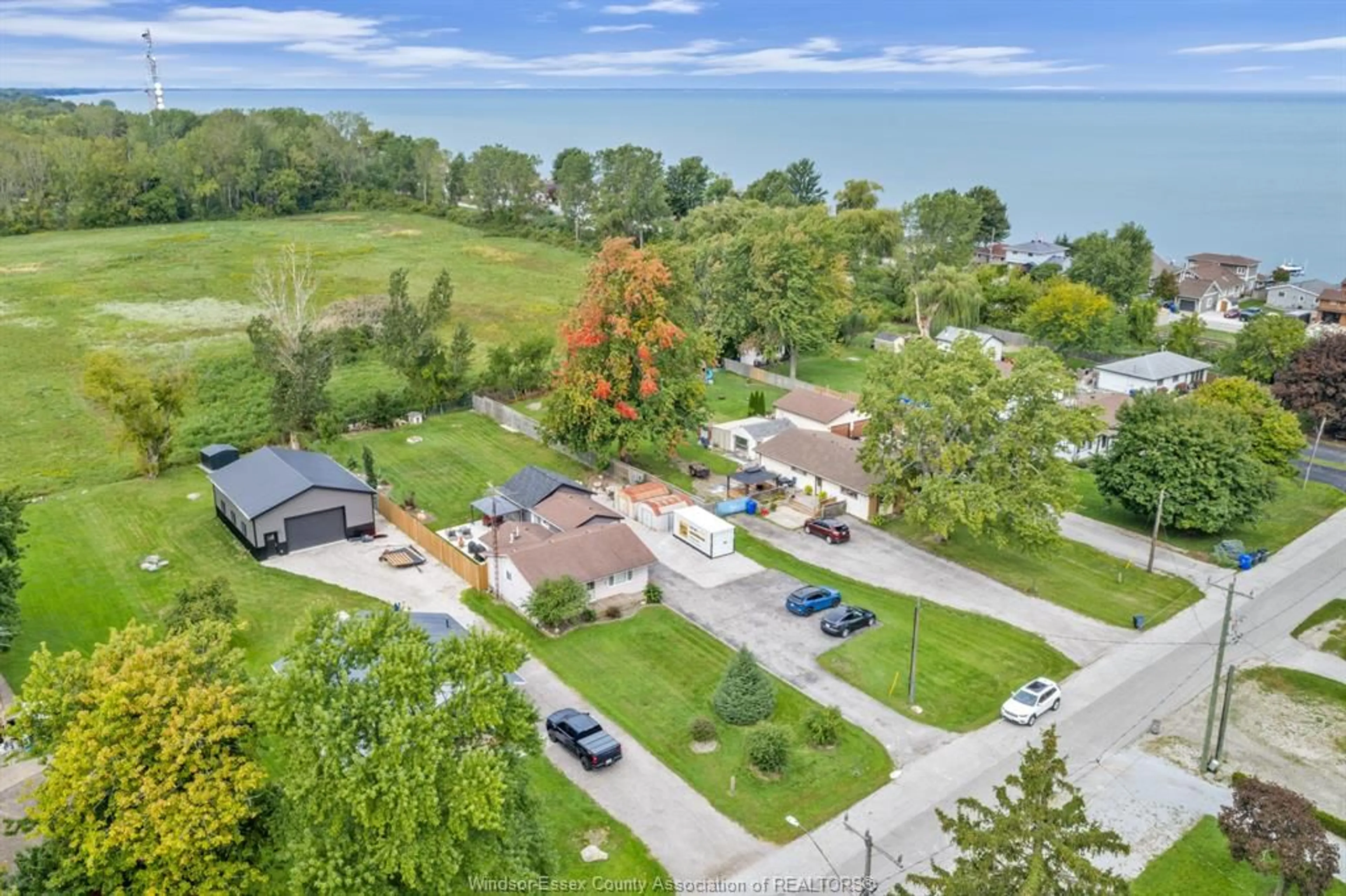A pic from outside/outdoor area/front of a property/back of a property/a pic from drone, water/lake/river/ocean view for 151 ALEXANDER, Lakeshore Ontario N0R 1A0