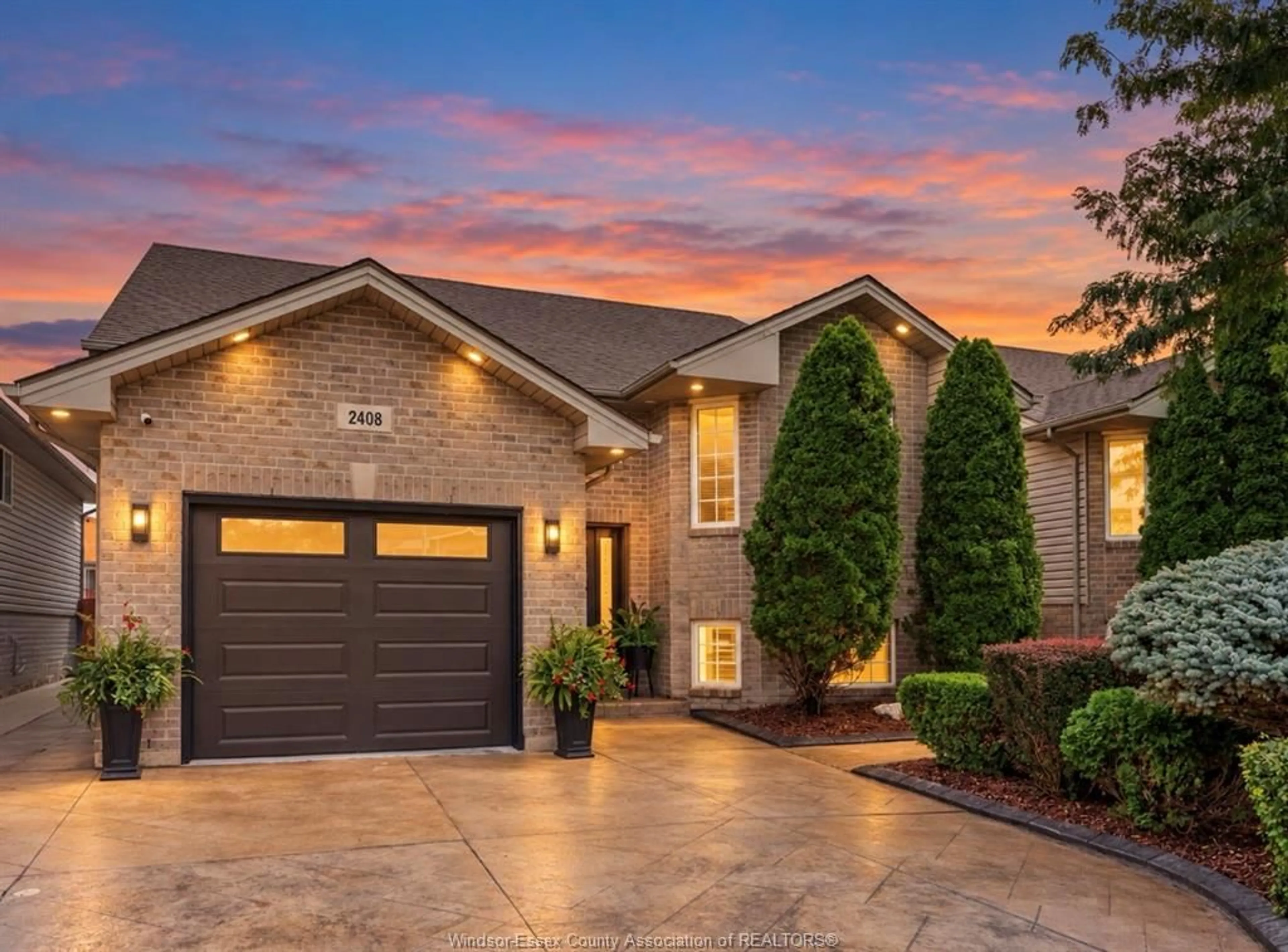 Home with brick exterior material, street for 2408 WATERFORD Ave, Windsor Ontario N8P 1S1
