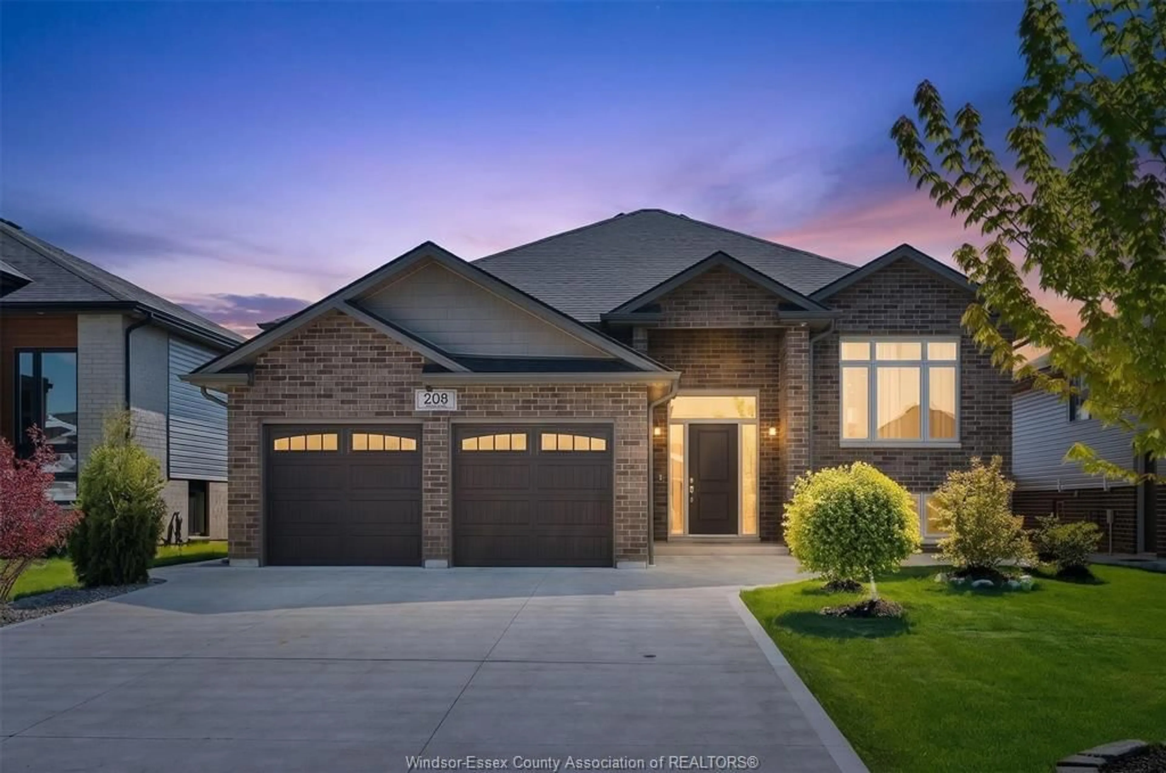 Home with brick exterior material, street for 208 CLARKE, Amherstburg Ontario N9V 0G6
