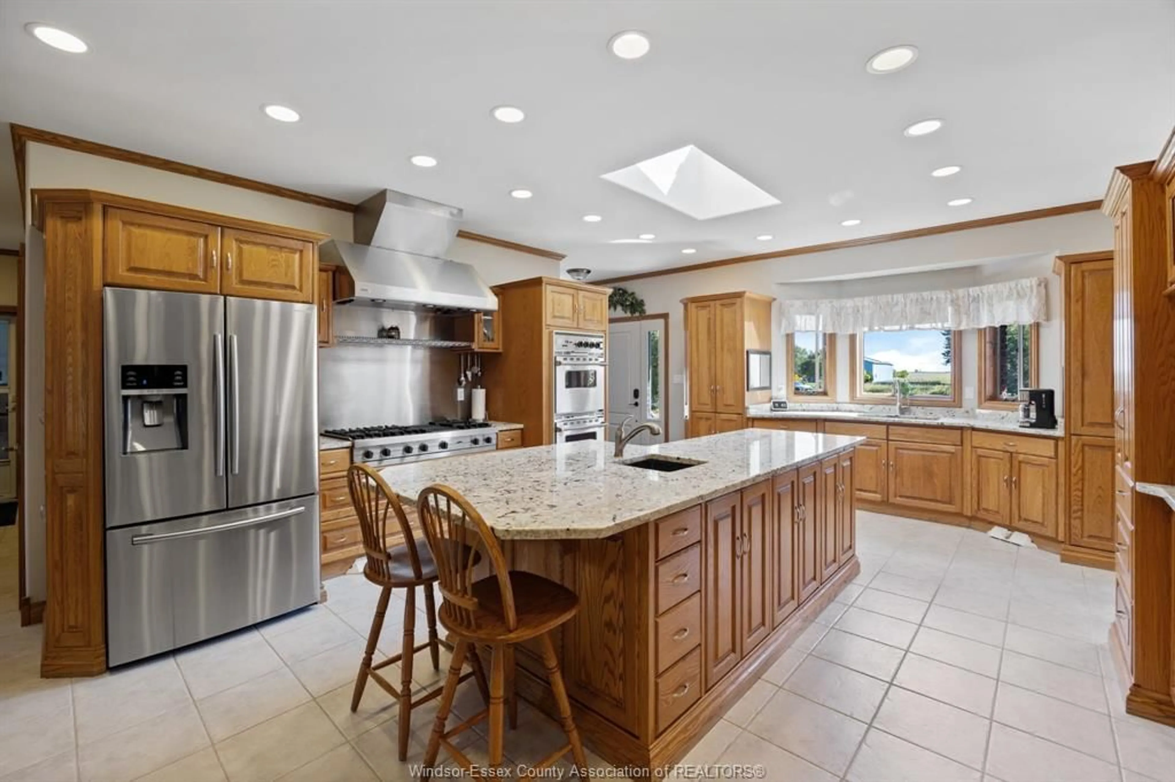 Open concept kitchen, ceramic/tile floor for 931 EAST RUSCOM RIVER Rd, St. Joachim Ontario N0R 1S0