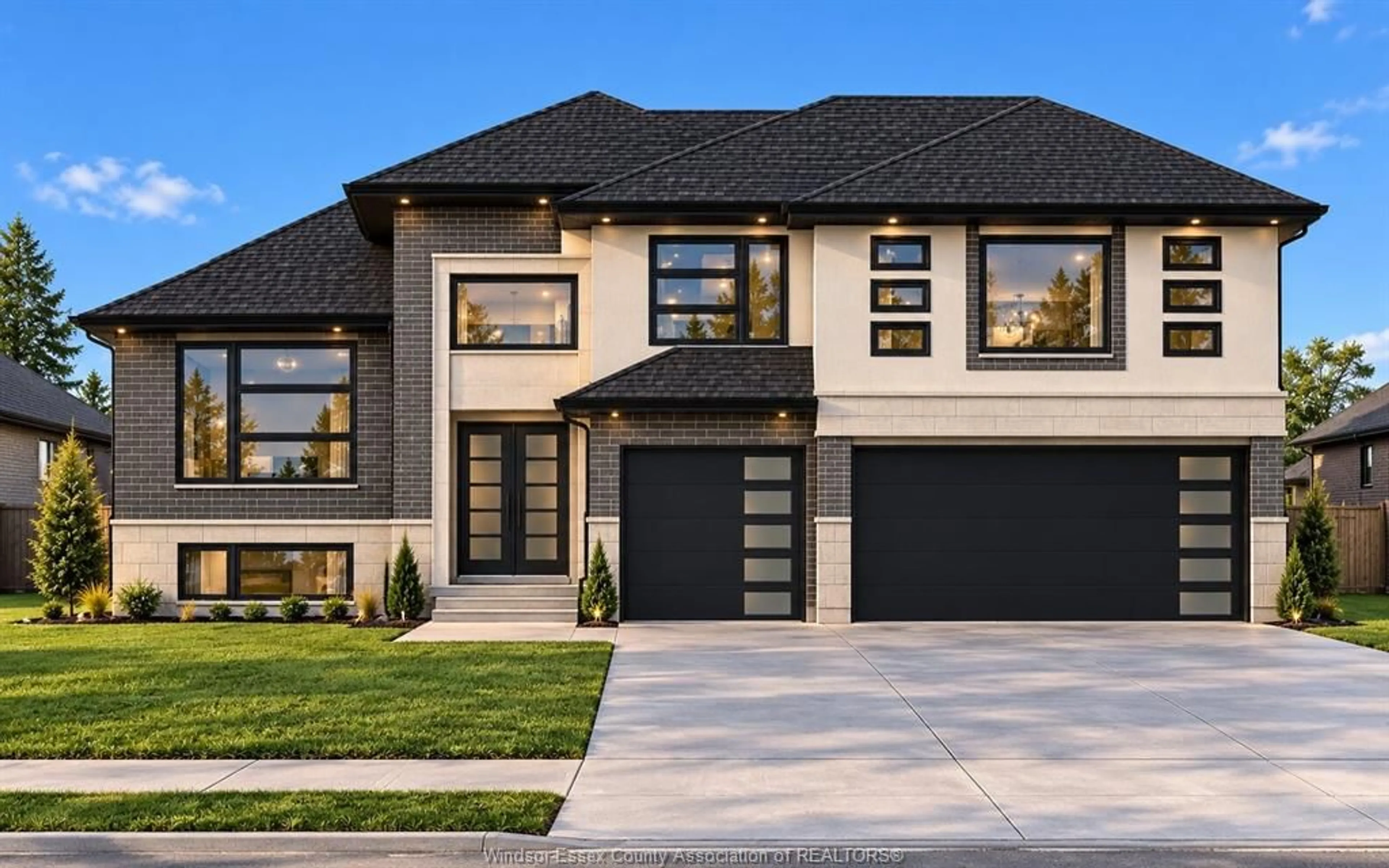Home with brick exterior material, street for 7374 GARNET Cres, McGregor Ontario N0R 1J0