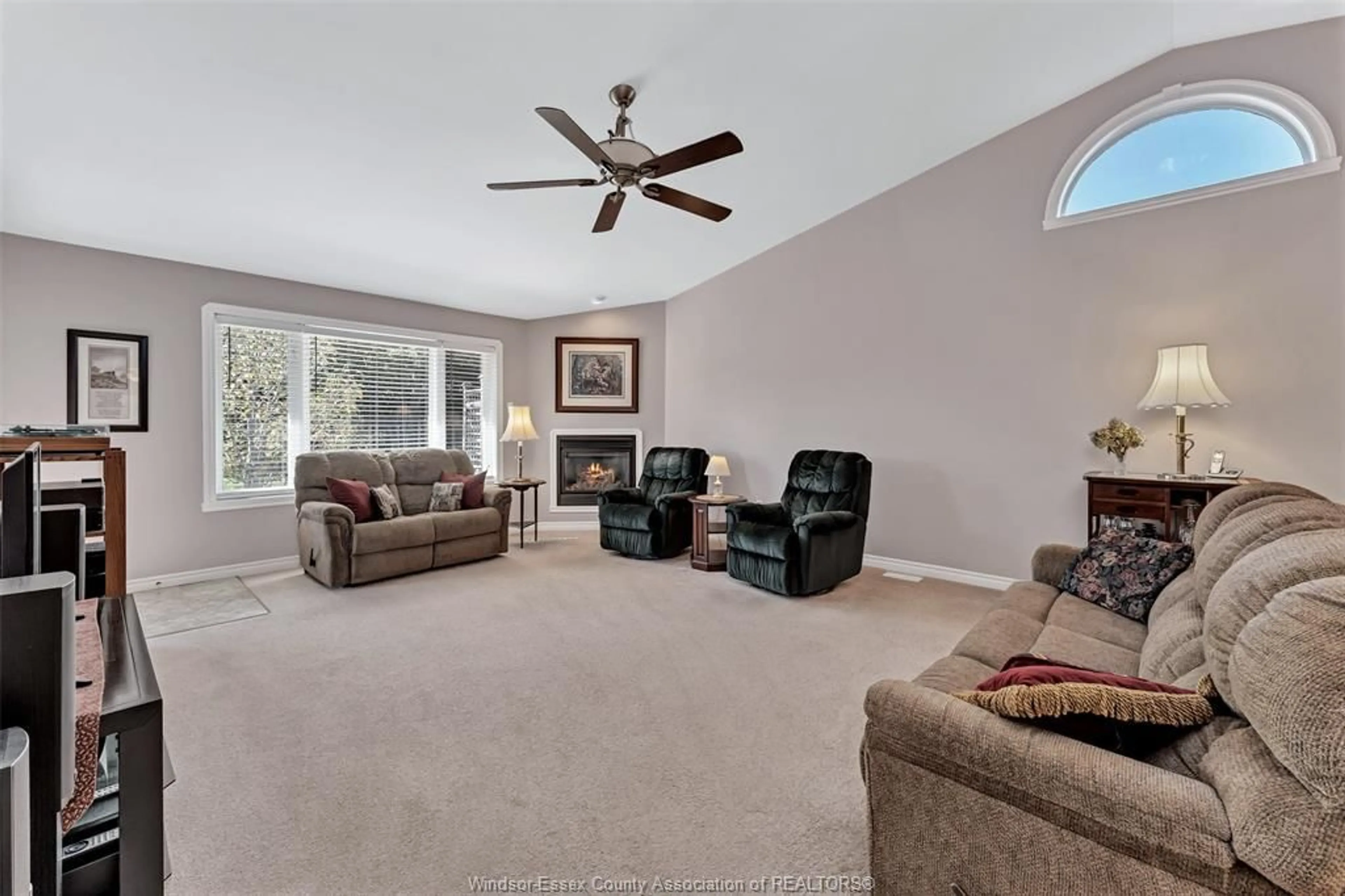 Living room with furniture, carpet floor for 2207 KATELLA, Windsor Ontario N8P 0A4