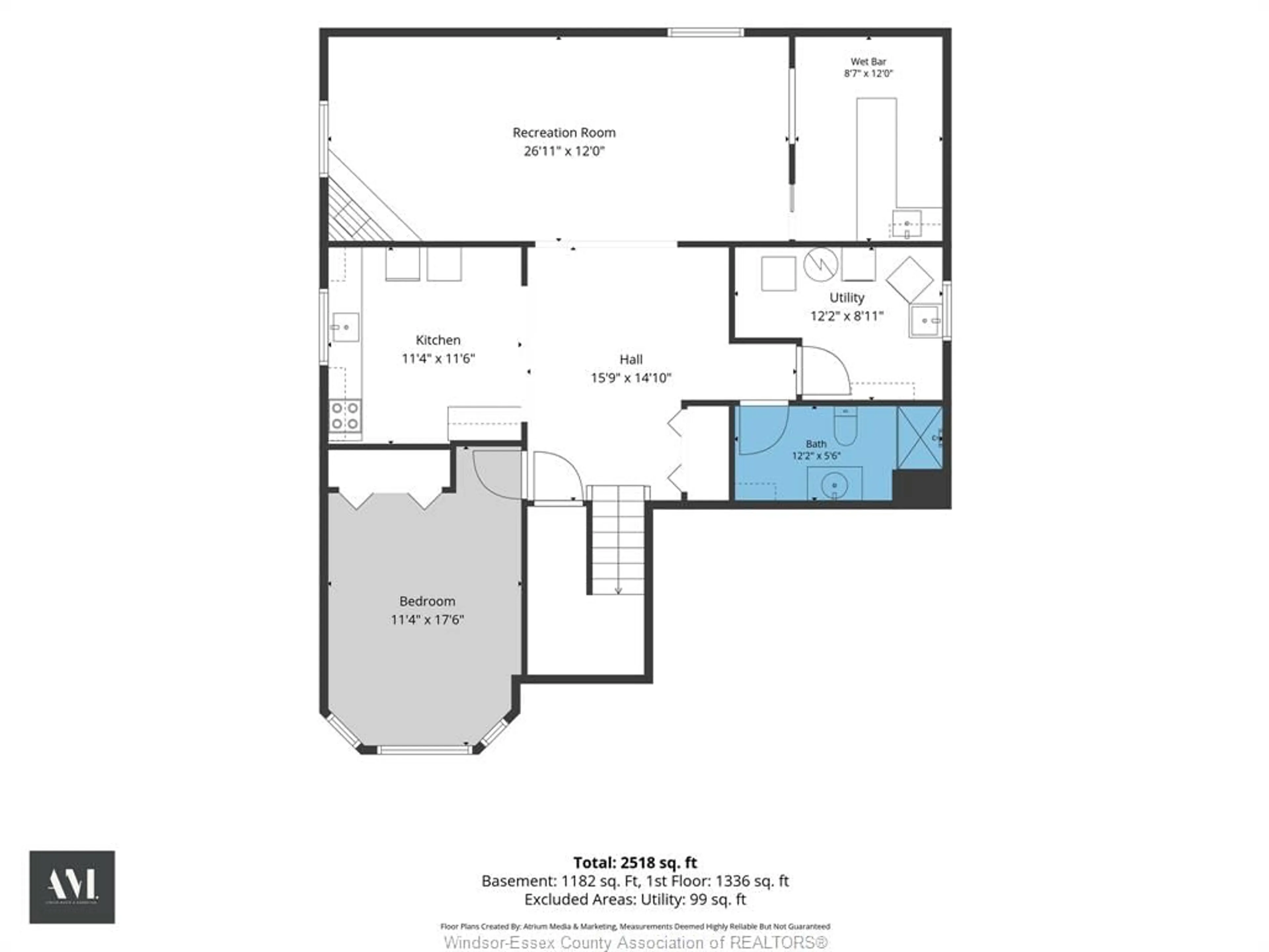 Floor plan for 2701 CAPPELLETTO Rd, Windsor Ontario N8W 5M9