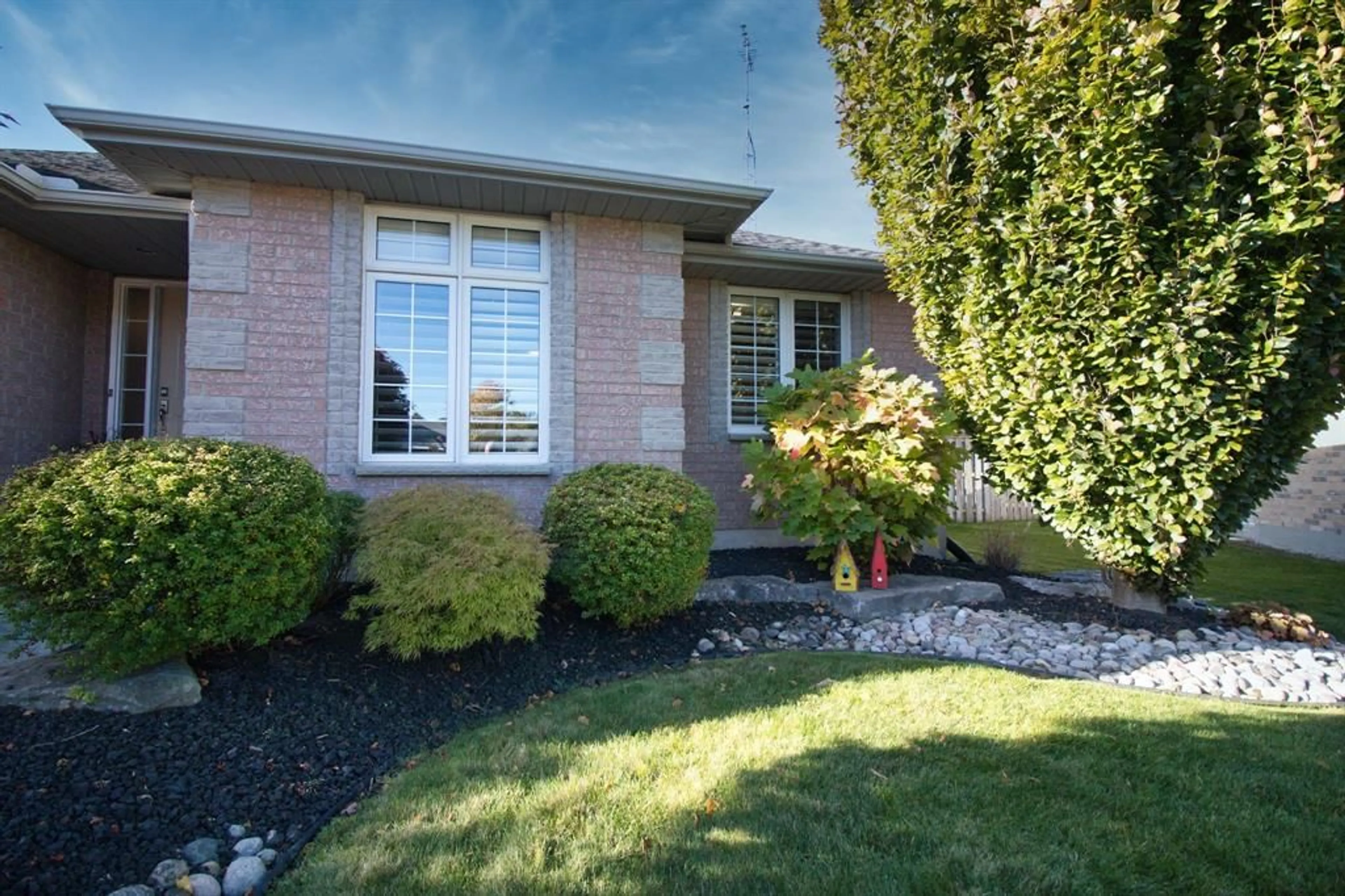 Home with brick exterior material, street for 165 ALEX CAMERON Crt, Sarnia Ontario N7W 1C3