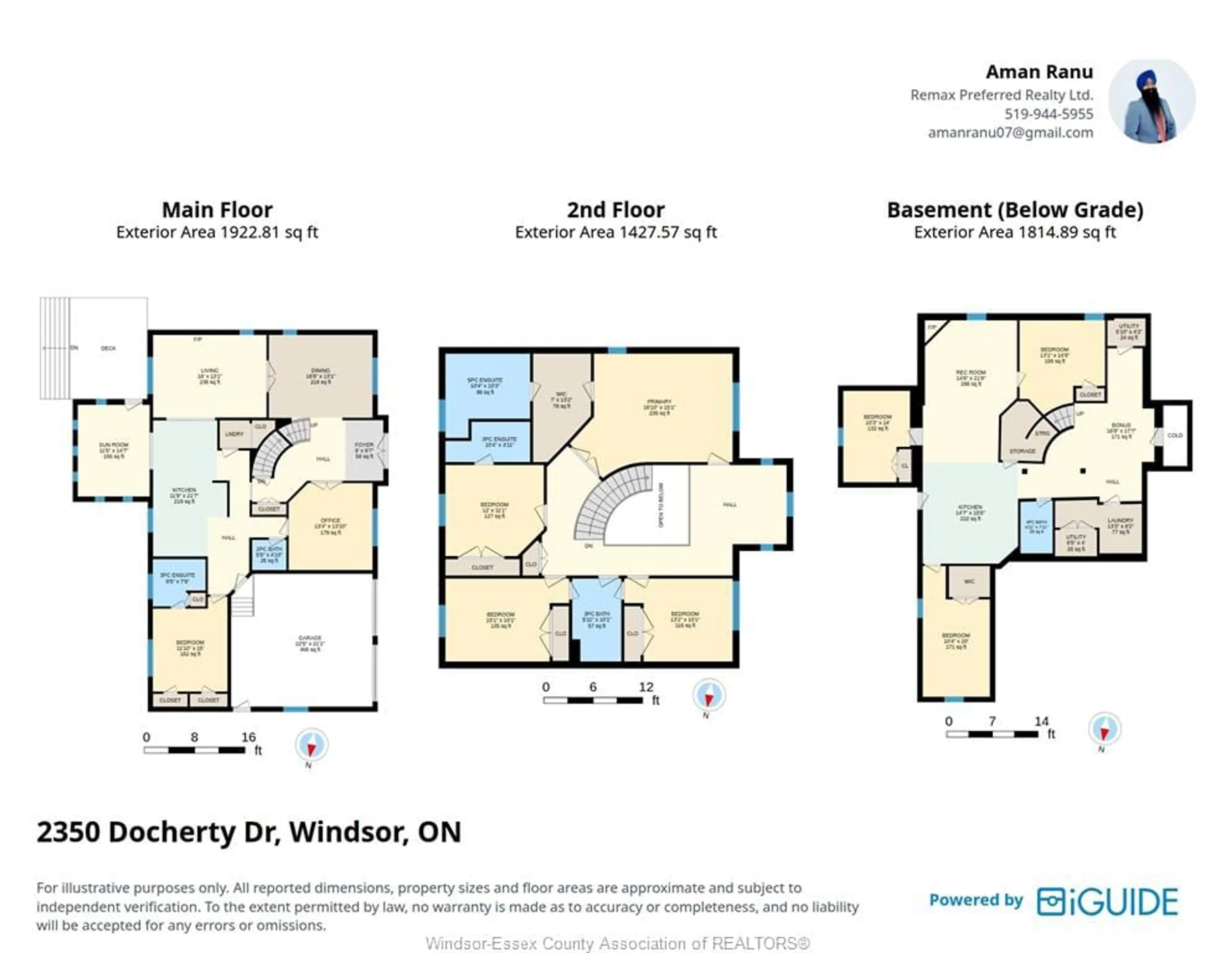 Floor plan for 2350 DOCHERTY Dr, Tecumseh Ontario N8N 4R2