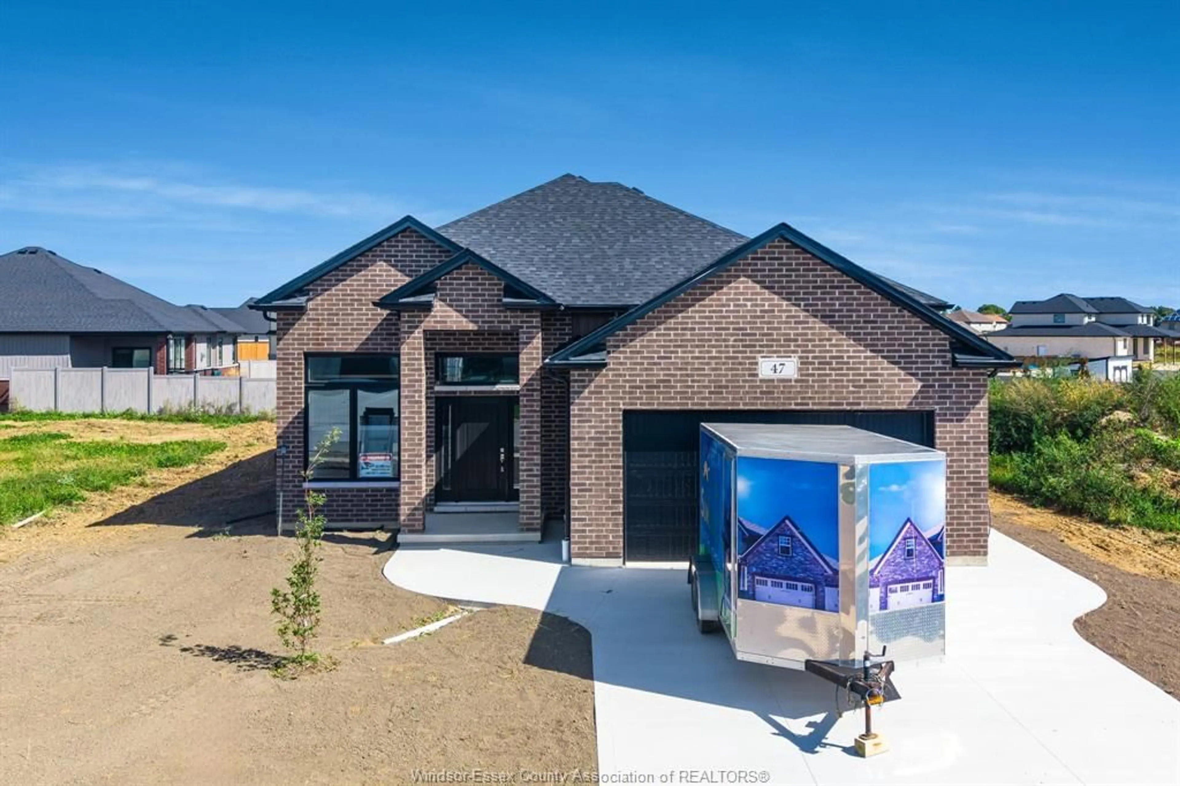 Home with brick exterior material, street for 47 Bloomington Way, Chatham Ontario N7L 0H2
