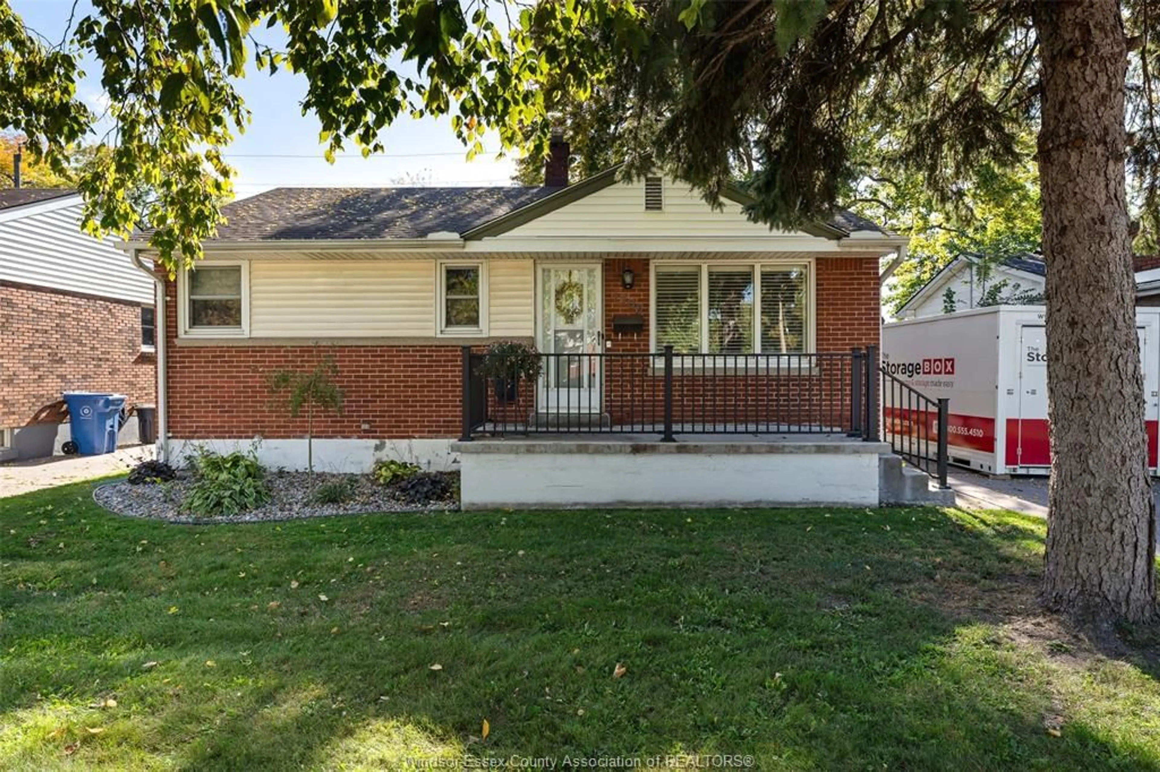 Home with brick exterior material, street for 1205 Chappell, Windsor Ontario N9C 3C8