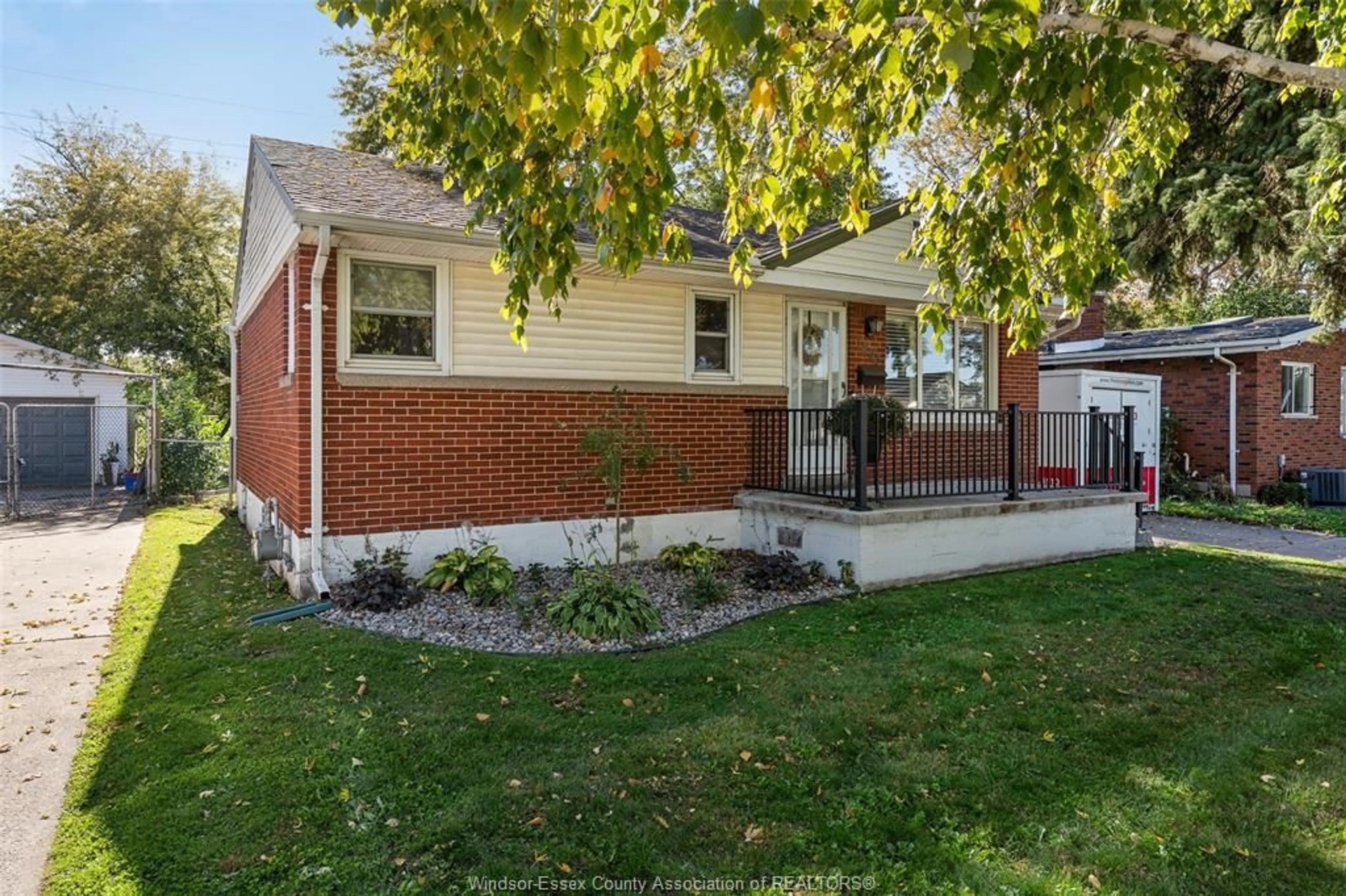 Home with brick exterior material, street for 1205 Chappell, Windsor Ontario N9C 3C8