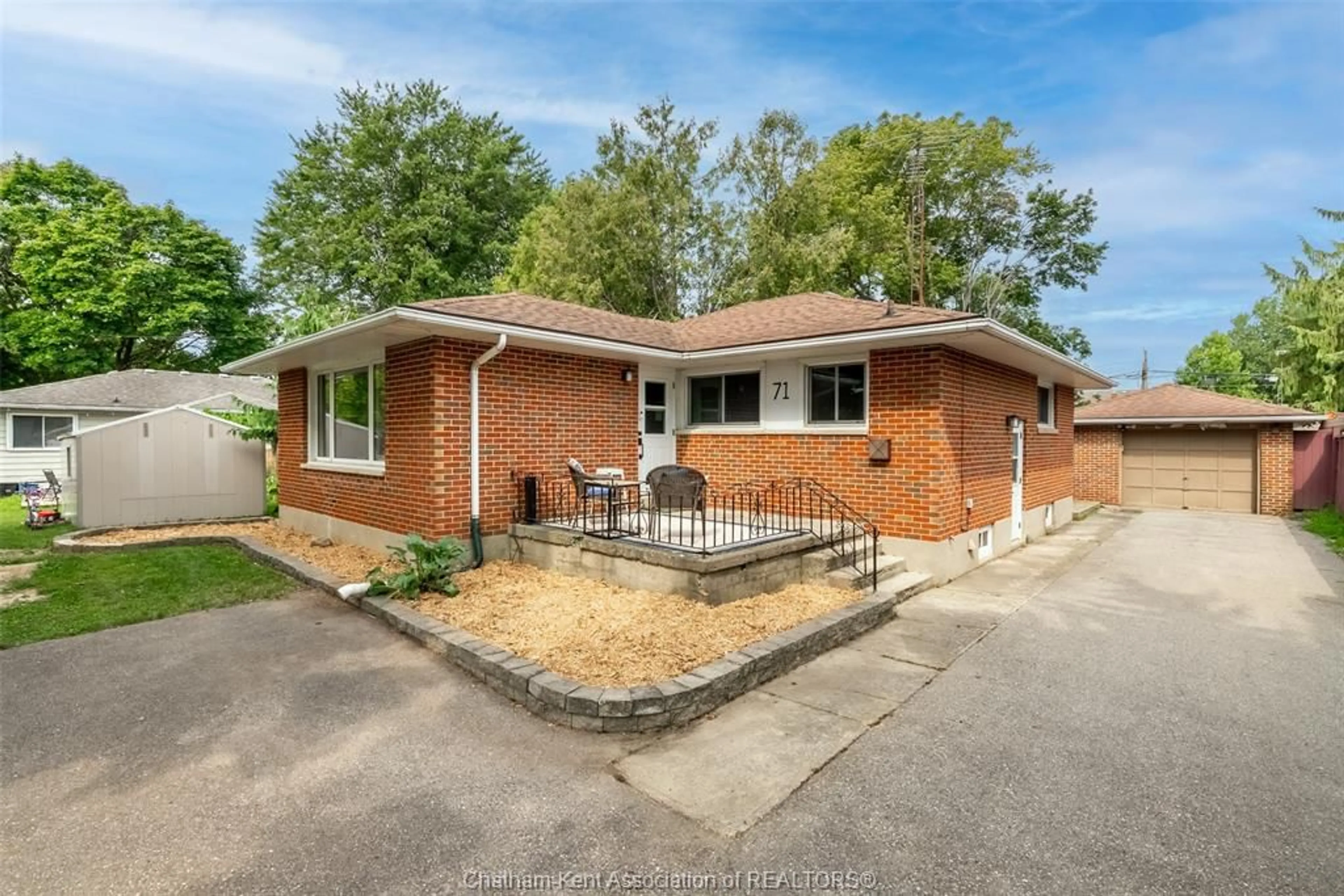 Home with brick exterior material, street for 71 McFarlane Ave, Chatham Ontario N7L 2K3