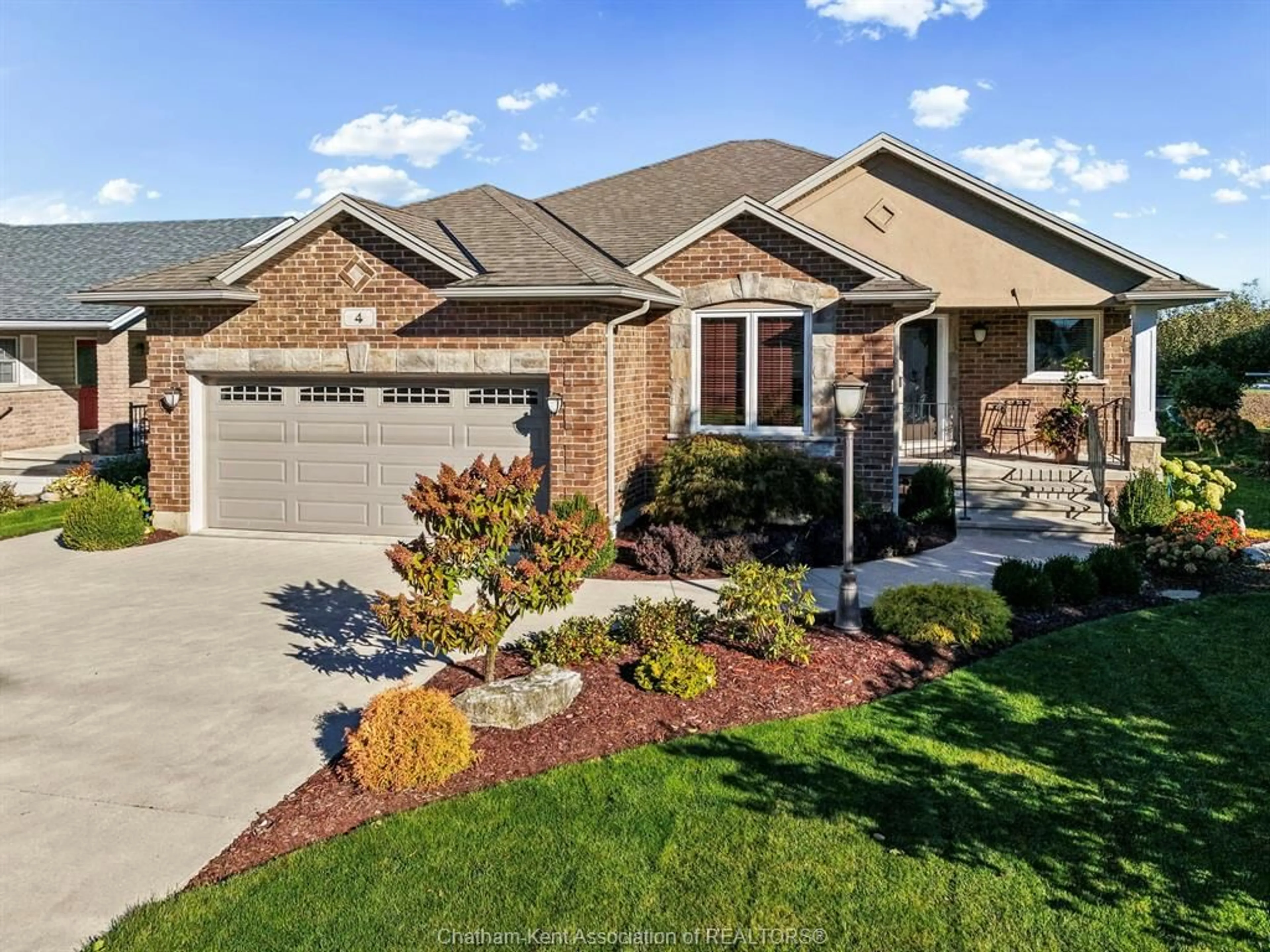 Home with brick exterior material, street for 4 McKee Rd, Wallaceburg Ontario N8A 5G3