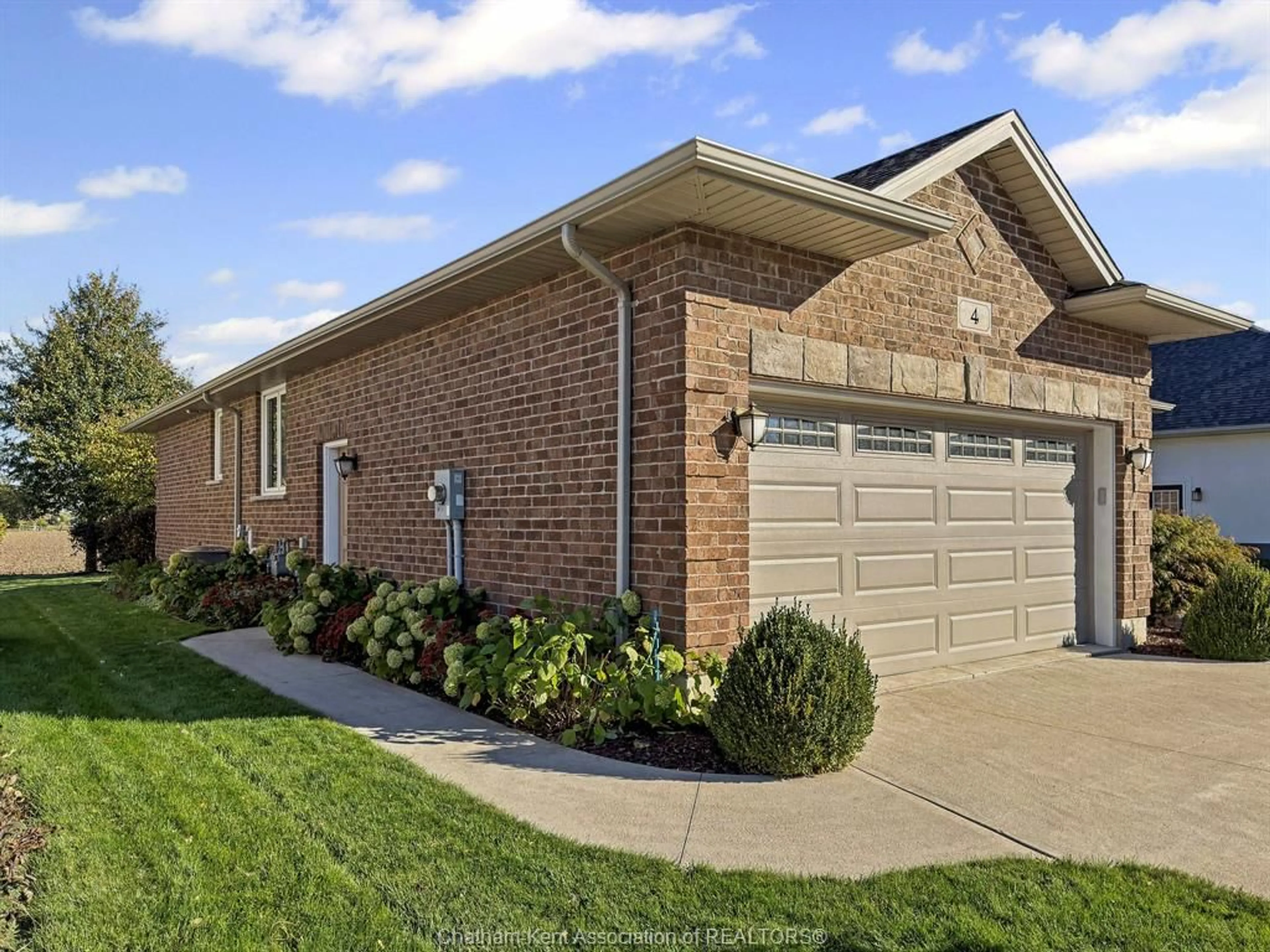 Home with brick exterior material, street for 4 McKee Rd, Wallaceburg Ontario N8A 5G3