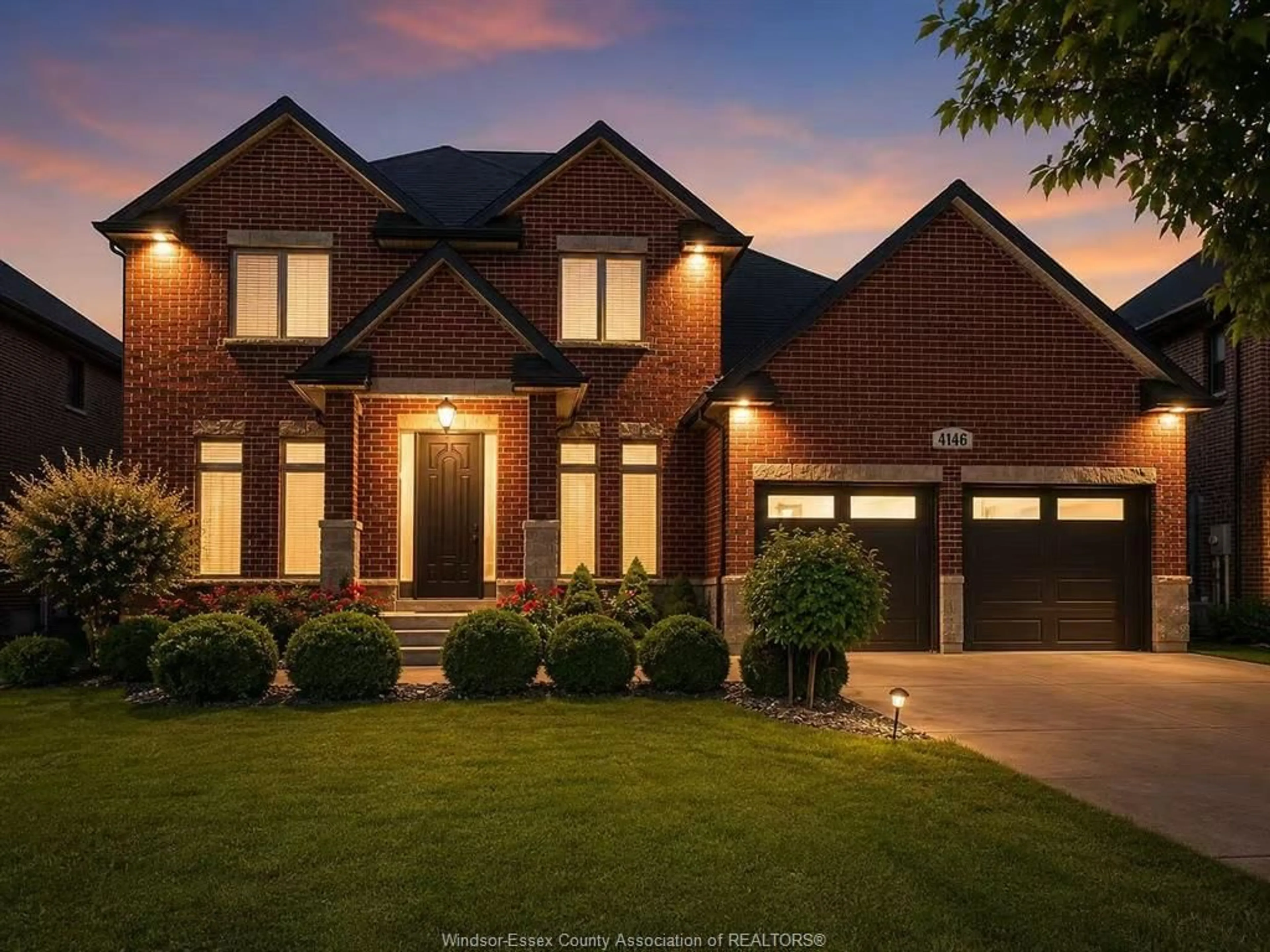 Home with brick exterior material, street for 4146 DAYTONA Ave, LaSalle Ontario N9H 0G8