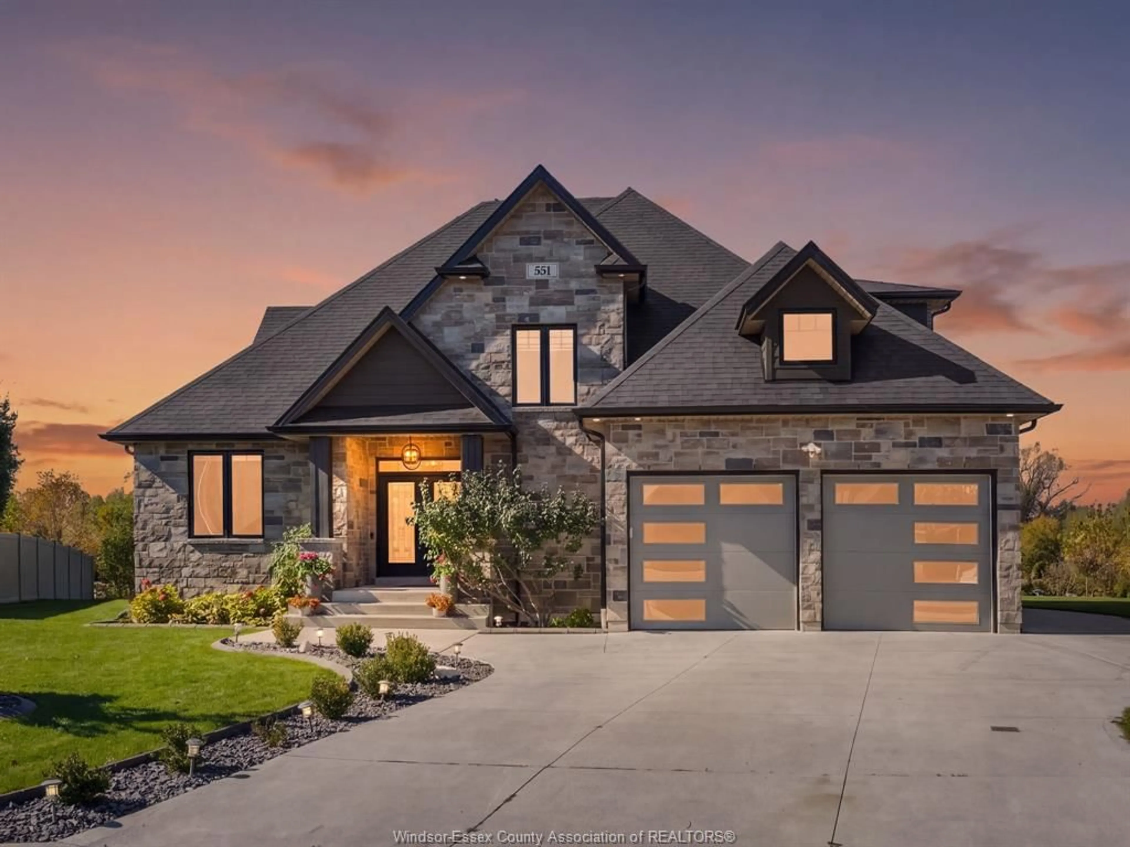 Home with brick exterior material, street for 551 CHATEAU Ave, Windsor Ontario N8P 0E6