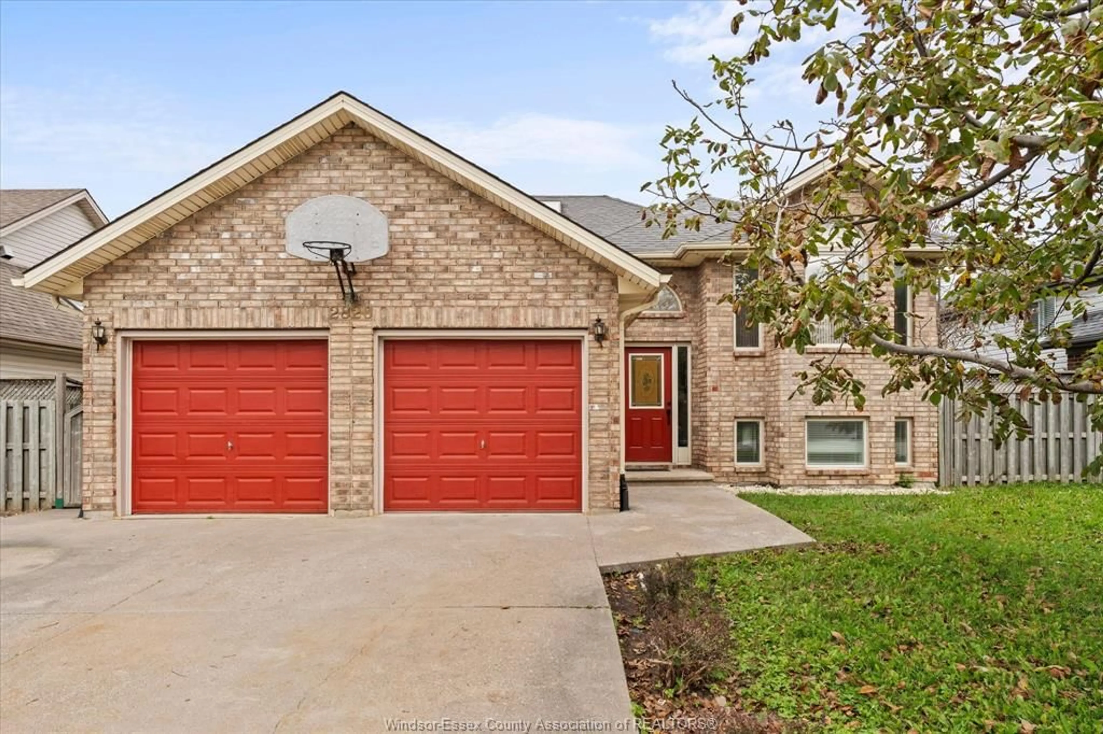 Home with brick exterior material, street for 2820 Wildberry Cres, Tecumseh Ontario N9K 1C2