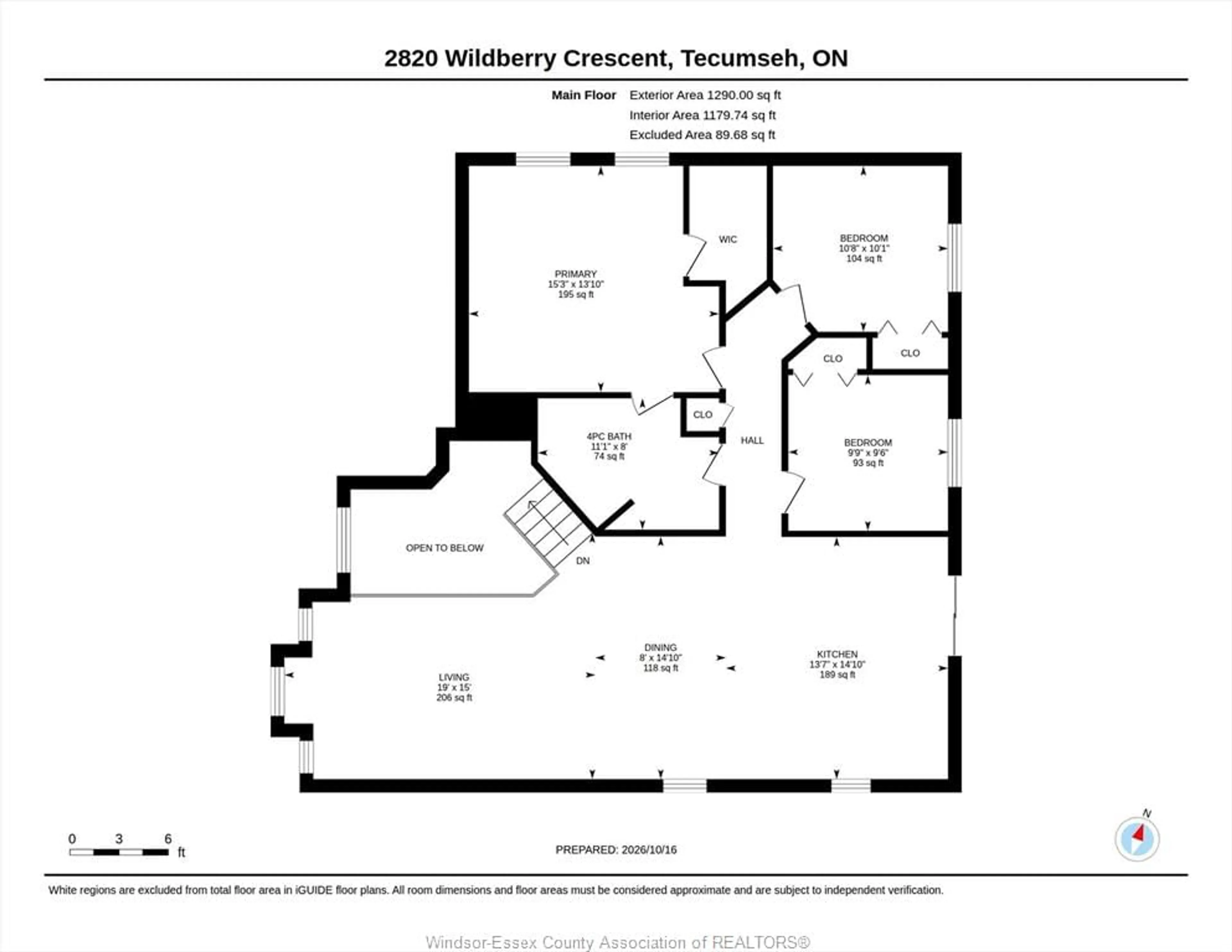 Floor plan for 2820 Wildberry Cres, Tecumseh Ontario N9K 1C2