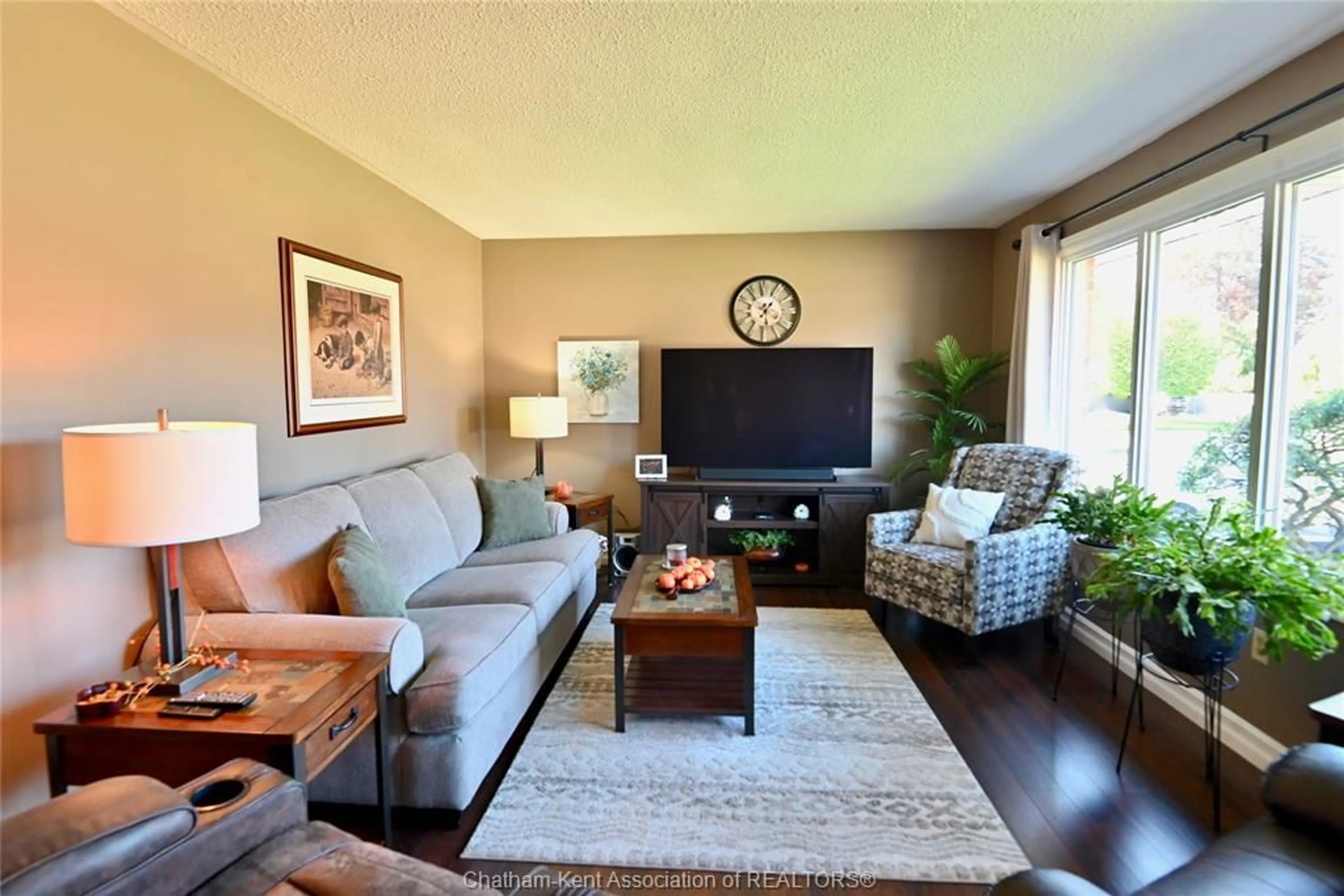 Living room with furniture, wood/laminate floor for 15 HILLSDALE Ave, Ridgetown Ontario N0P 2C0