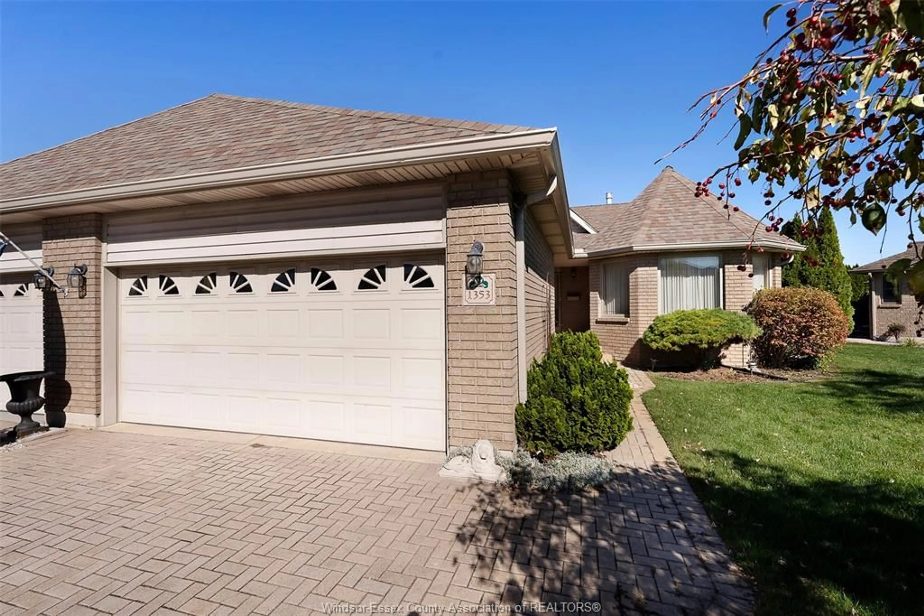 Home with brick exterior material, street for 1353 IMPERIAL Cres, Windsor Ontario N9G 2T6