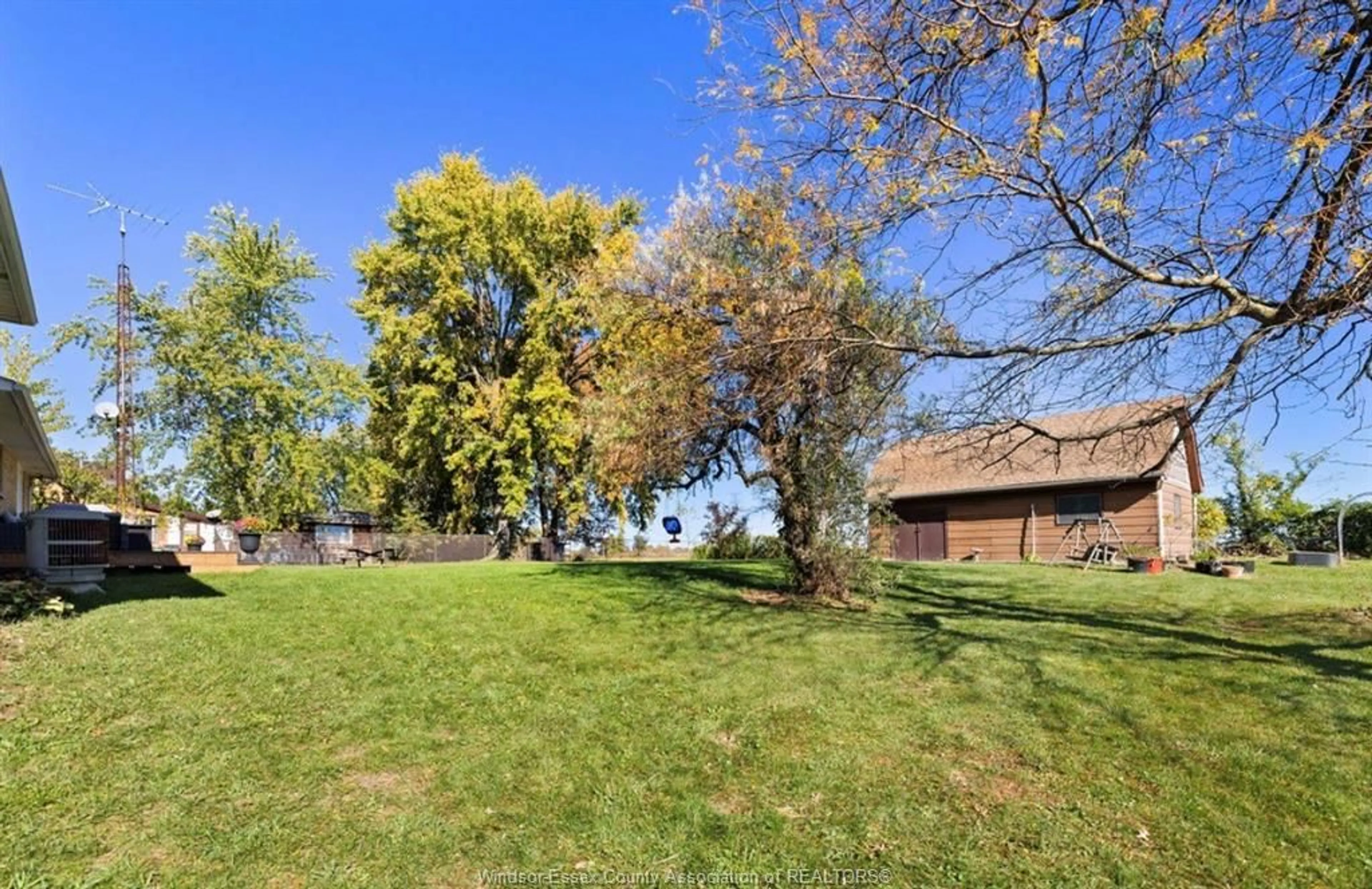 A pic from outside/outdoor area/front of a property/back of a property/a pic from drone, water/lake/river/ocean view for 2434 COUNTY RD 27, Lakeshore Ontario N0R 1V0
