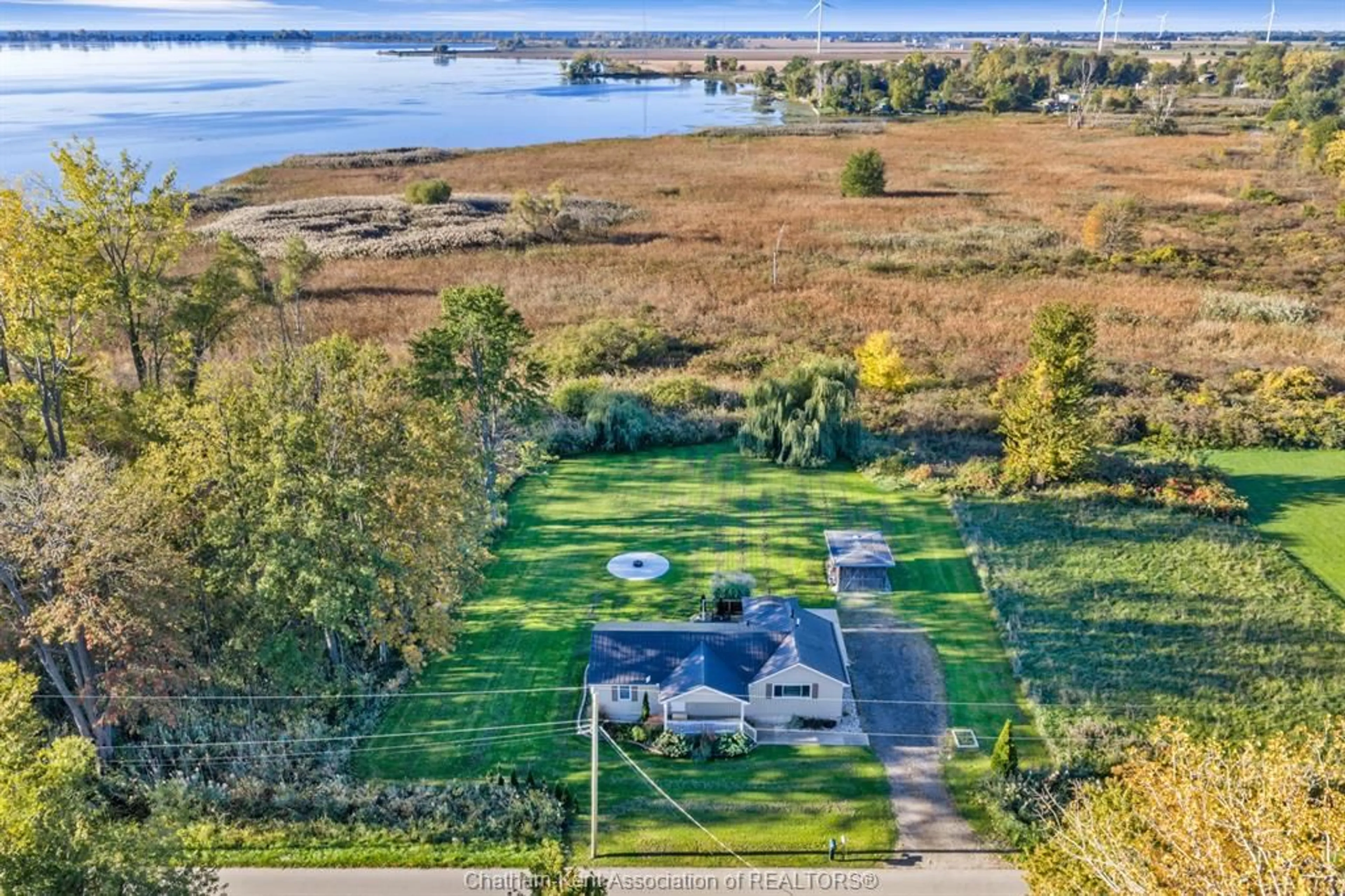 A pic from outside/outdoor area/front of a property/back of a property/a pic from drone, water/lake/river/ocean view for 64/68 Brock St, Shrewsbury Ontario N0P 1A0