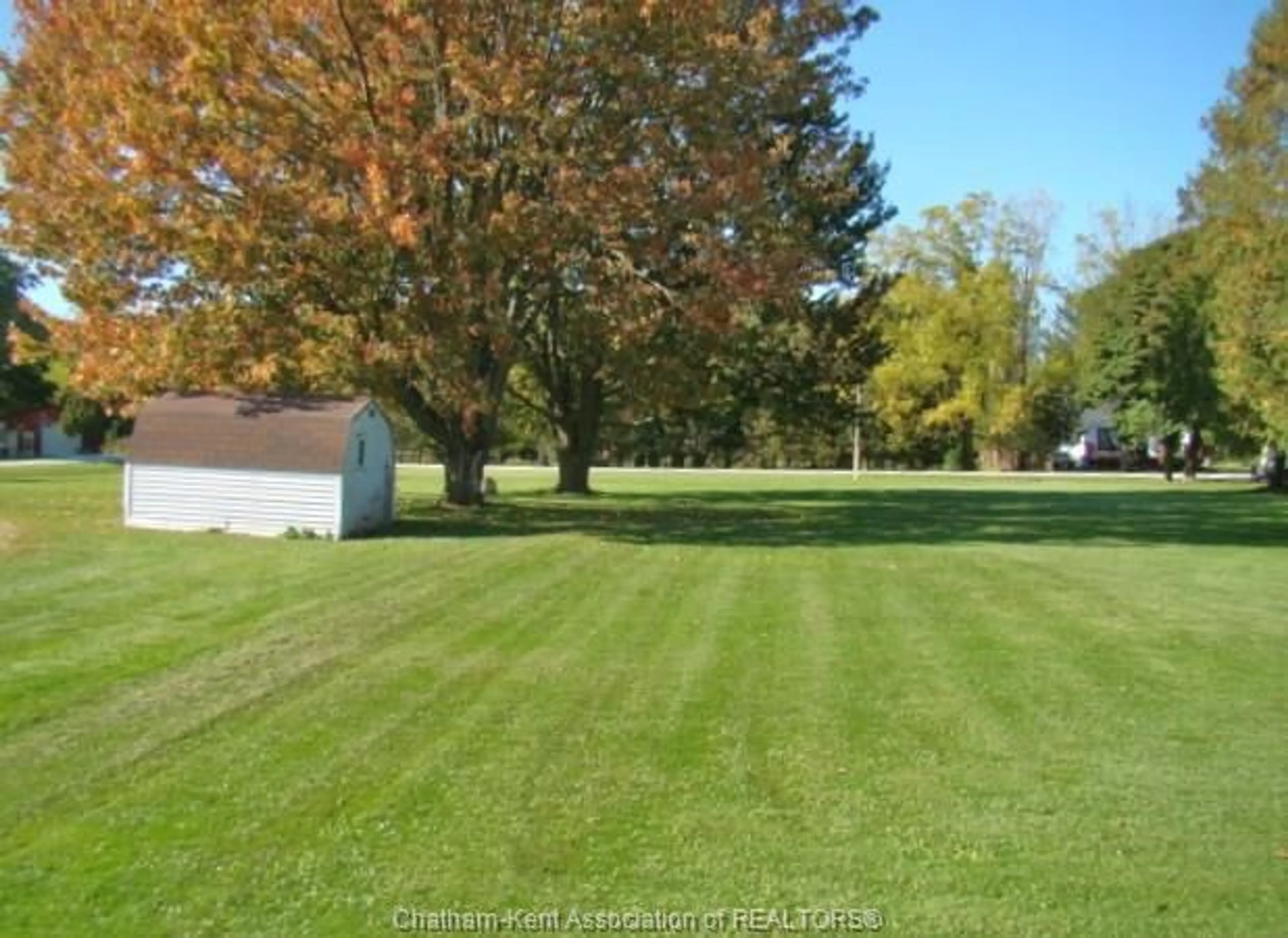 A pic from outside/outdoor area/front of a property/back of a property/a pic from drone, forest/trees view for 19159 TYLEE St, Morpeth Ontario N0P 1X0