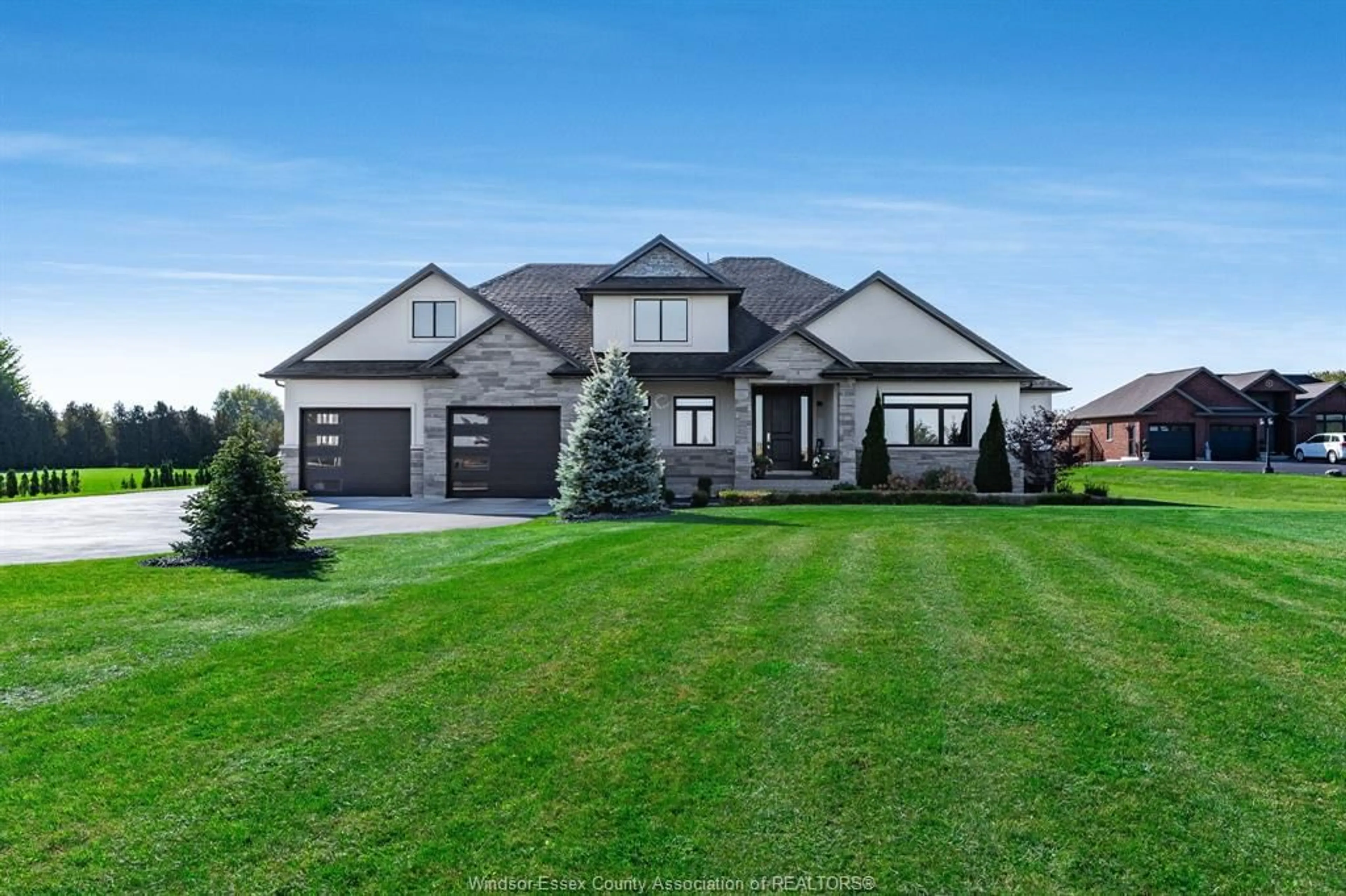 Home with brick exterior material, street for 1336 Deer Run Rd, Leamington Ontario N9H 3V7