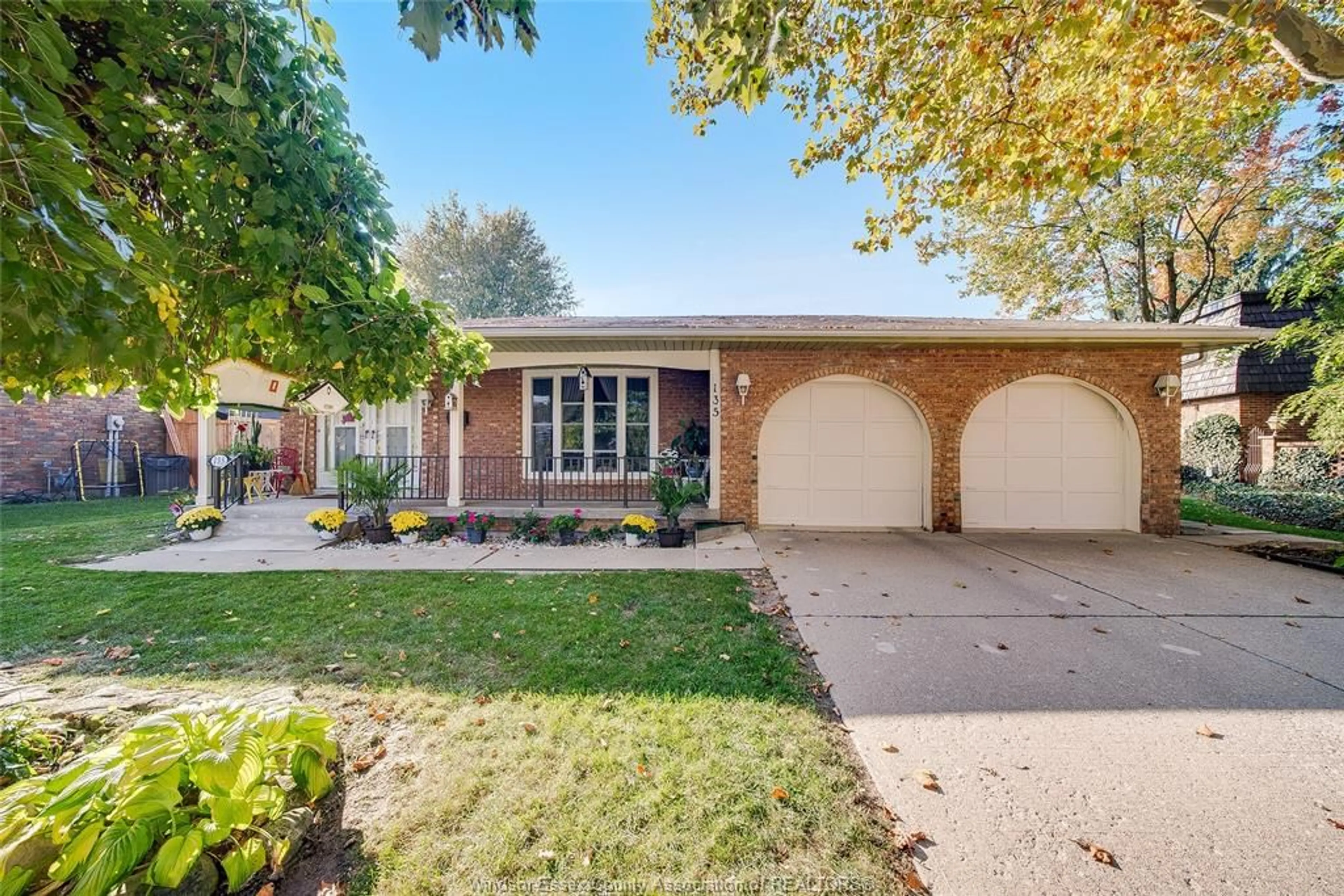 Home with brick exterior material, street for 135 DAVID Cres, Tecumseh Ontario N8N 2Z4