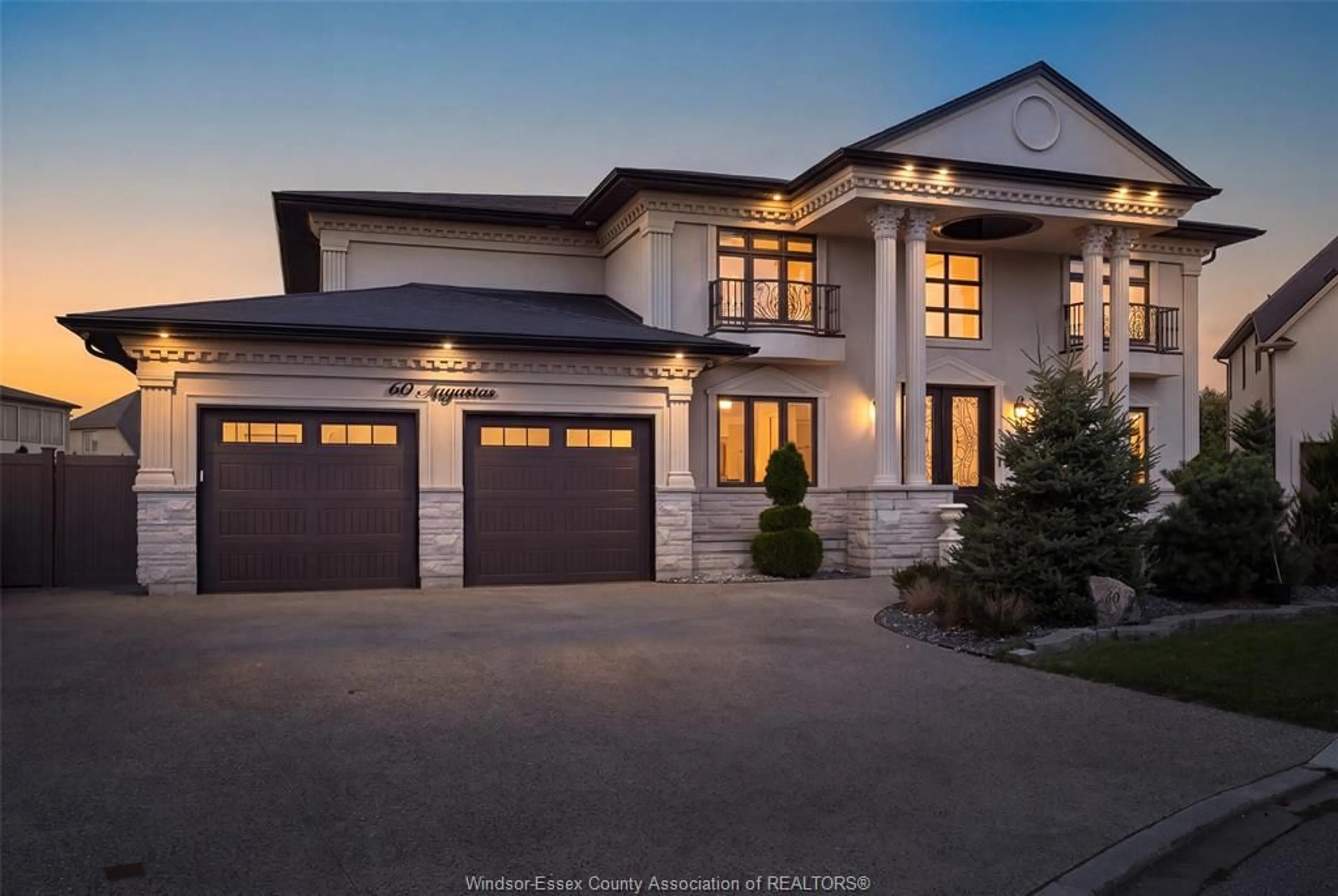 Home with brick exterior material, street for 60 AUGUSTUS Crt, LaSalle Ontario N9H 0G6