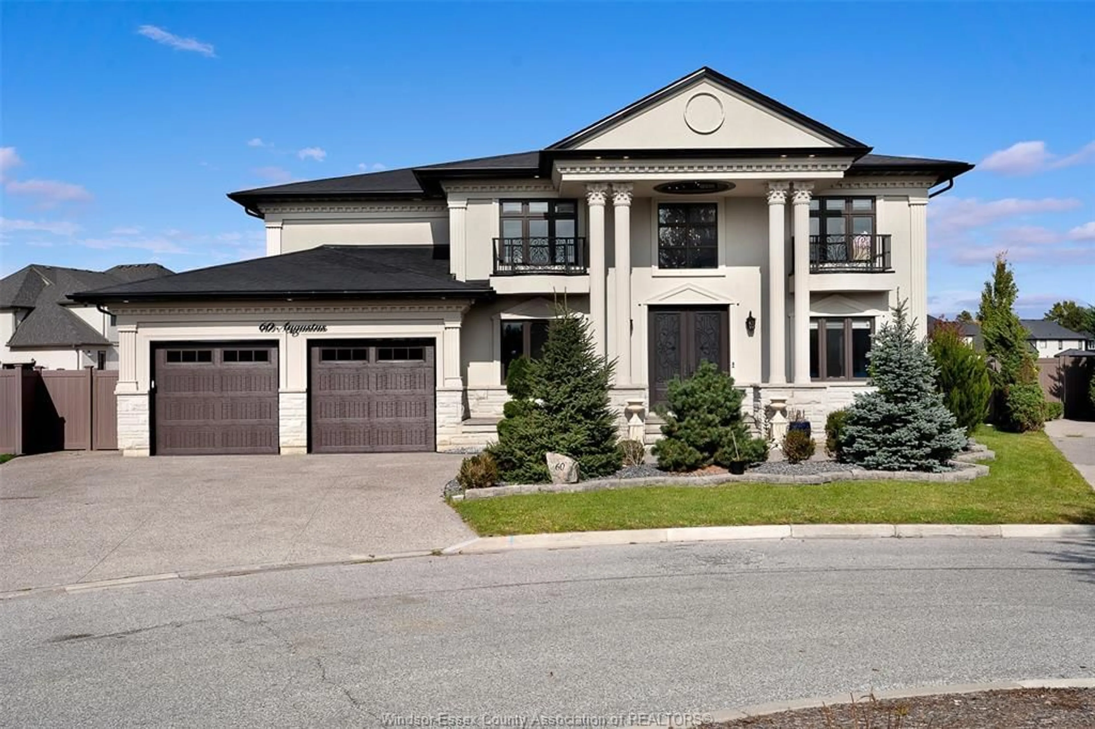 Home with brick exterior material, street for 60 AUGUSTUS Crt, LaSalle Ontario N9H 0G6