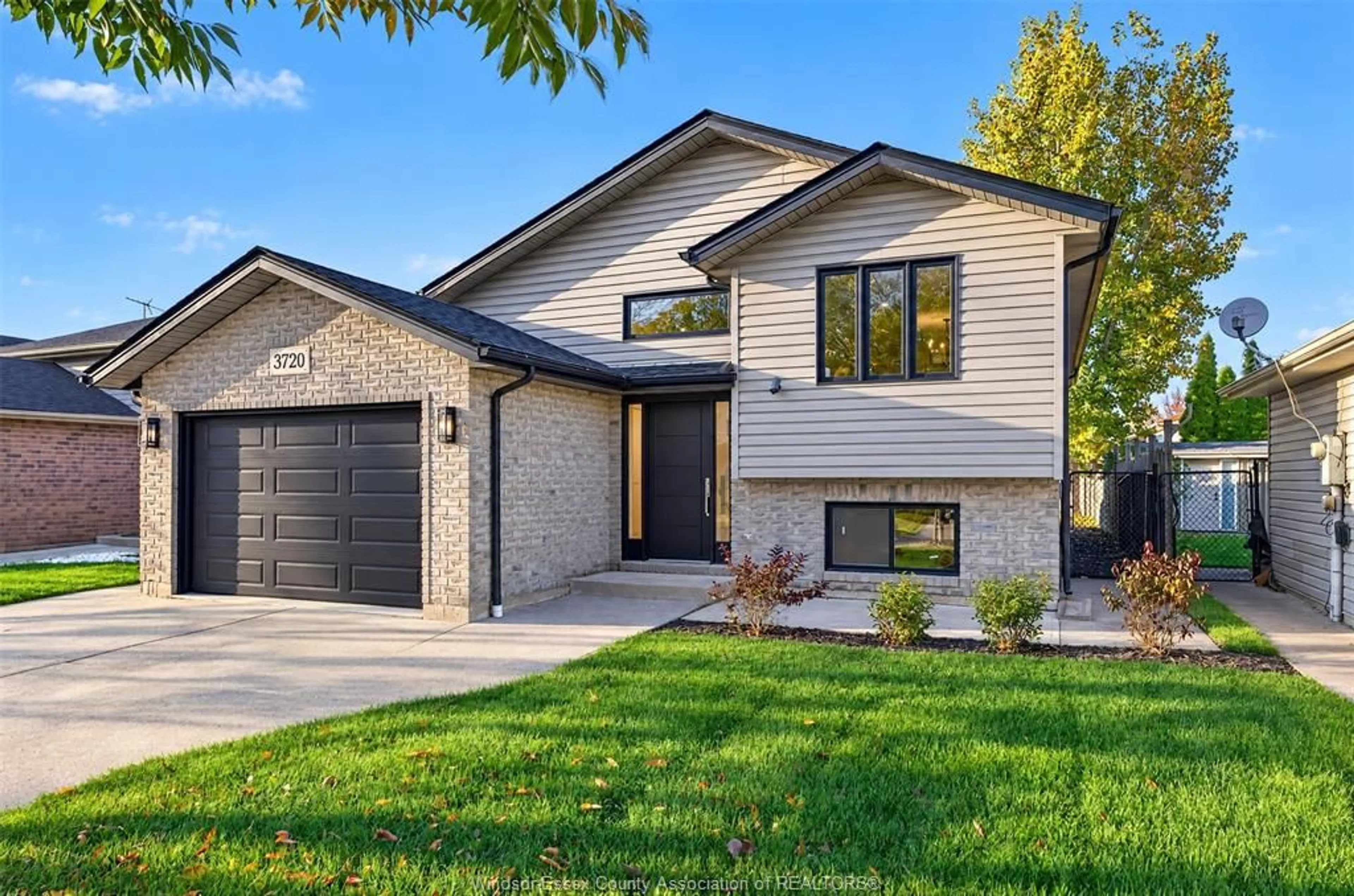 Home with brick exterior material, street for 3720 Shinglecreek, Windsor Ontario N8W 5T8