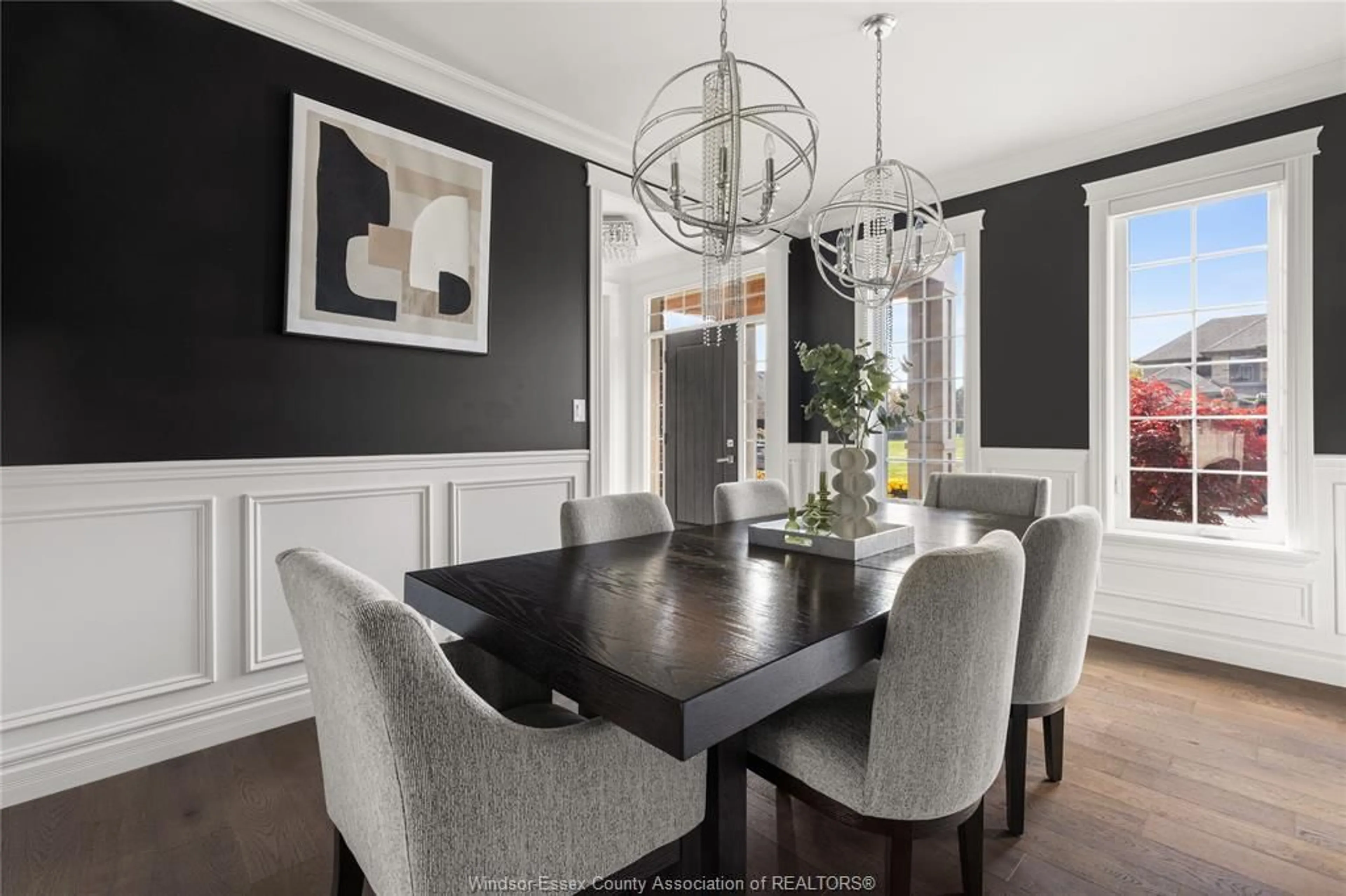 Dining room, wood/laminate floor for 544 River Downs Ave, Lakeshore Ontario N8L 0A2