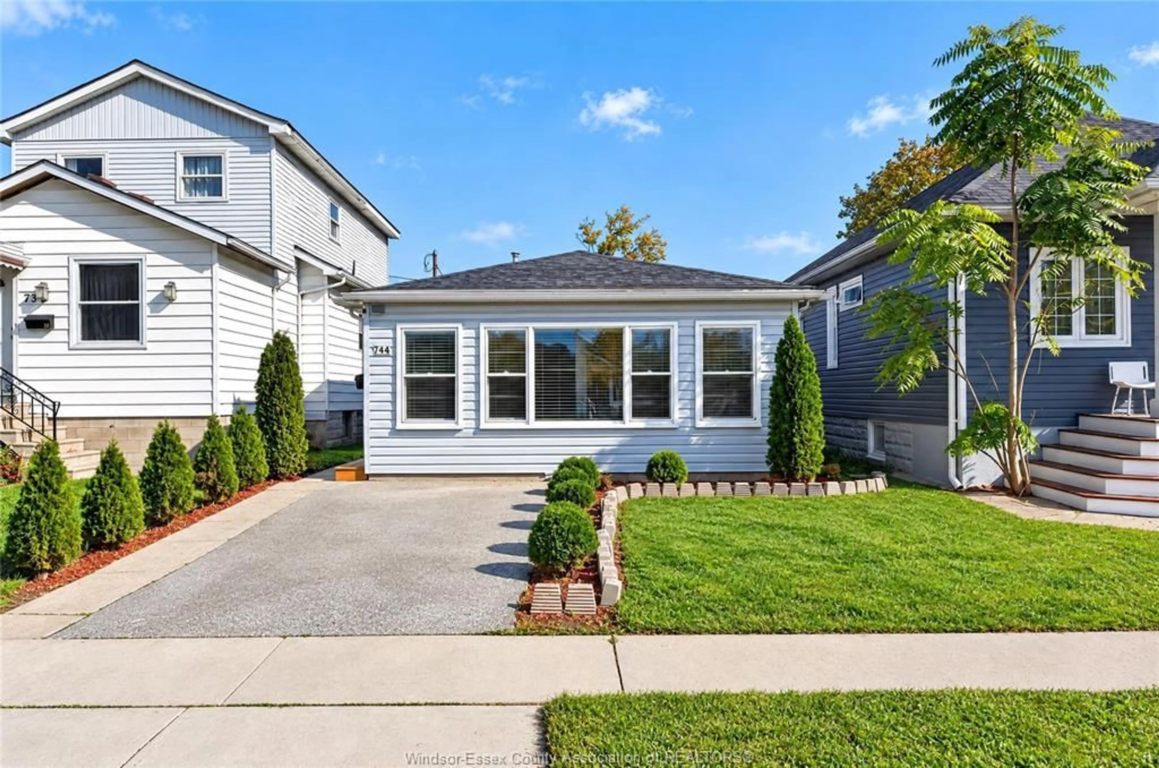 Home with vinyl exterior material, street for 744 Mckay Avenue, Windsor Ontario N9B 2A1