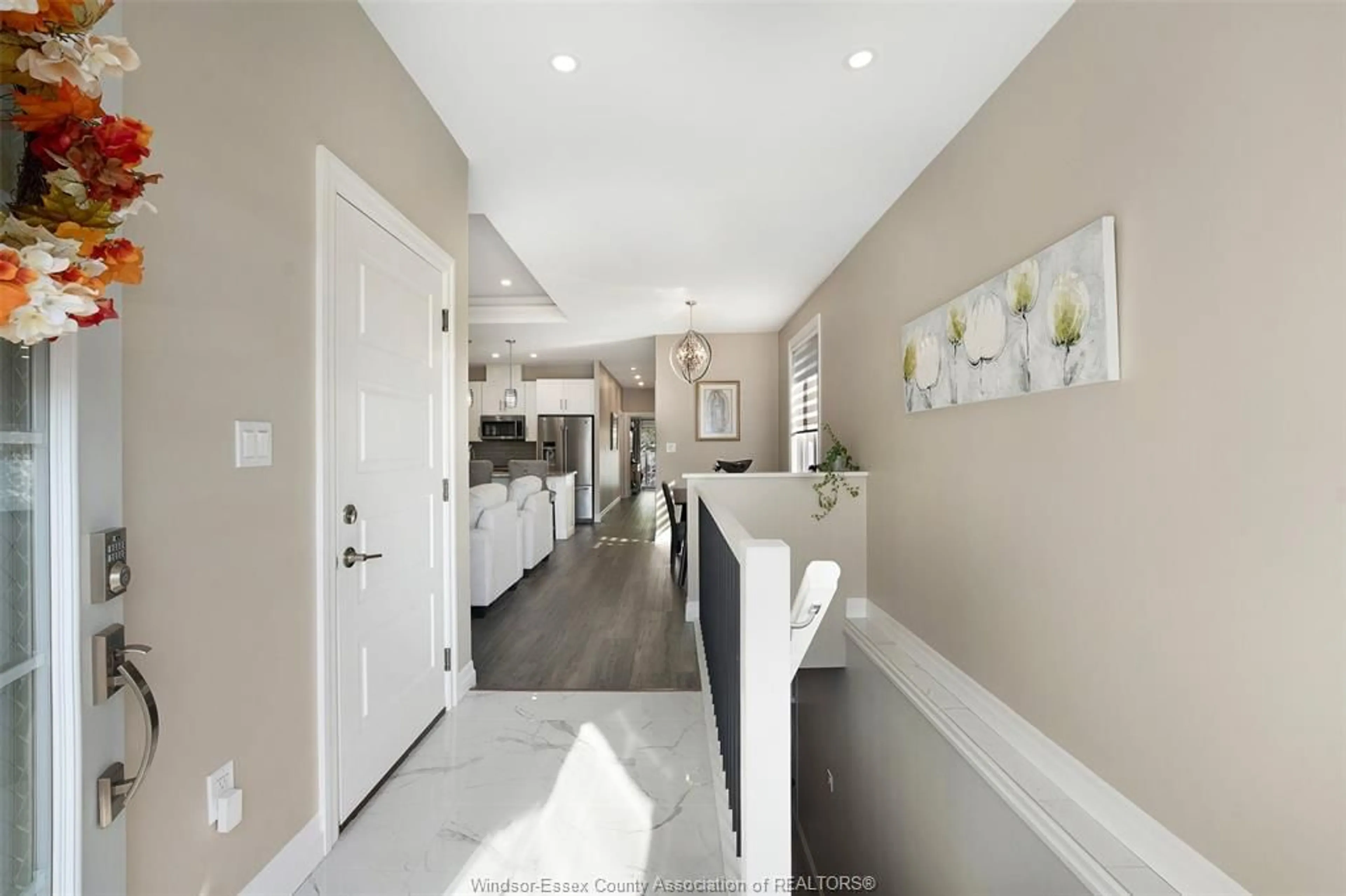Open concept kitchen, ceramic/tile floor for 1948 ETHAN COURT, Windsor Ontario N8T 0B3