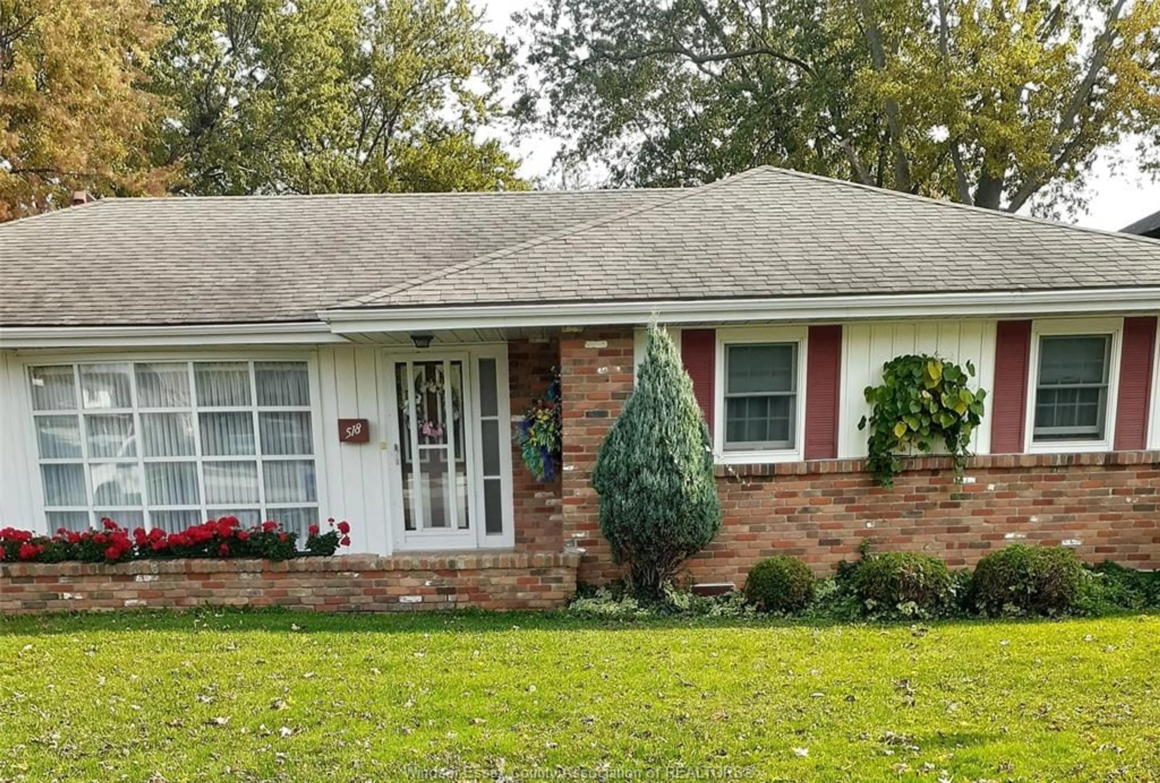 Home with brick exterior material, street for 518 LESPERANCE RD, Tecumseh Ontario N8N 1W4