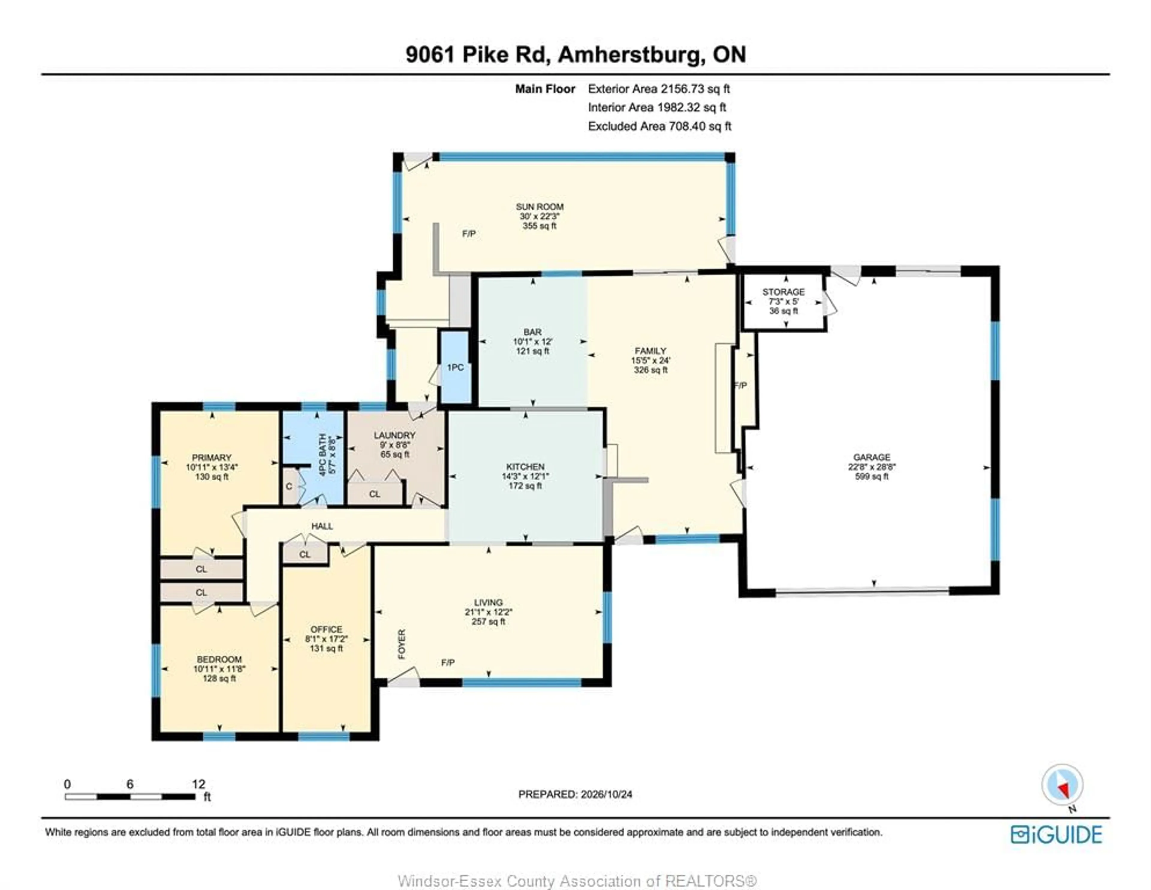 Floor plan for 9061 County Road 18, Amherstburg Ontario N9V 2Y7