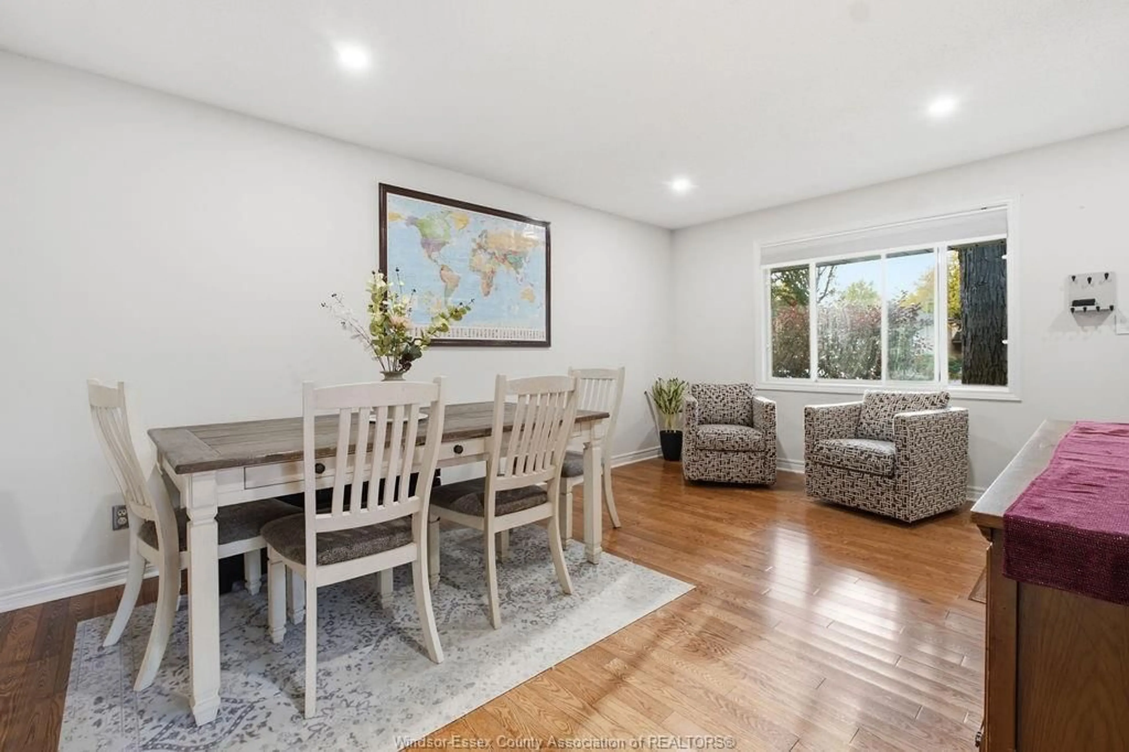Dining room, wood/laminate floor for 3792 BYNG RD, Windsor Ontario N8W 3J2