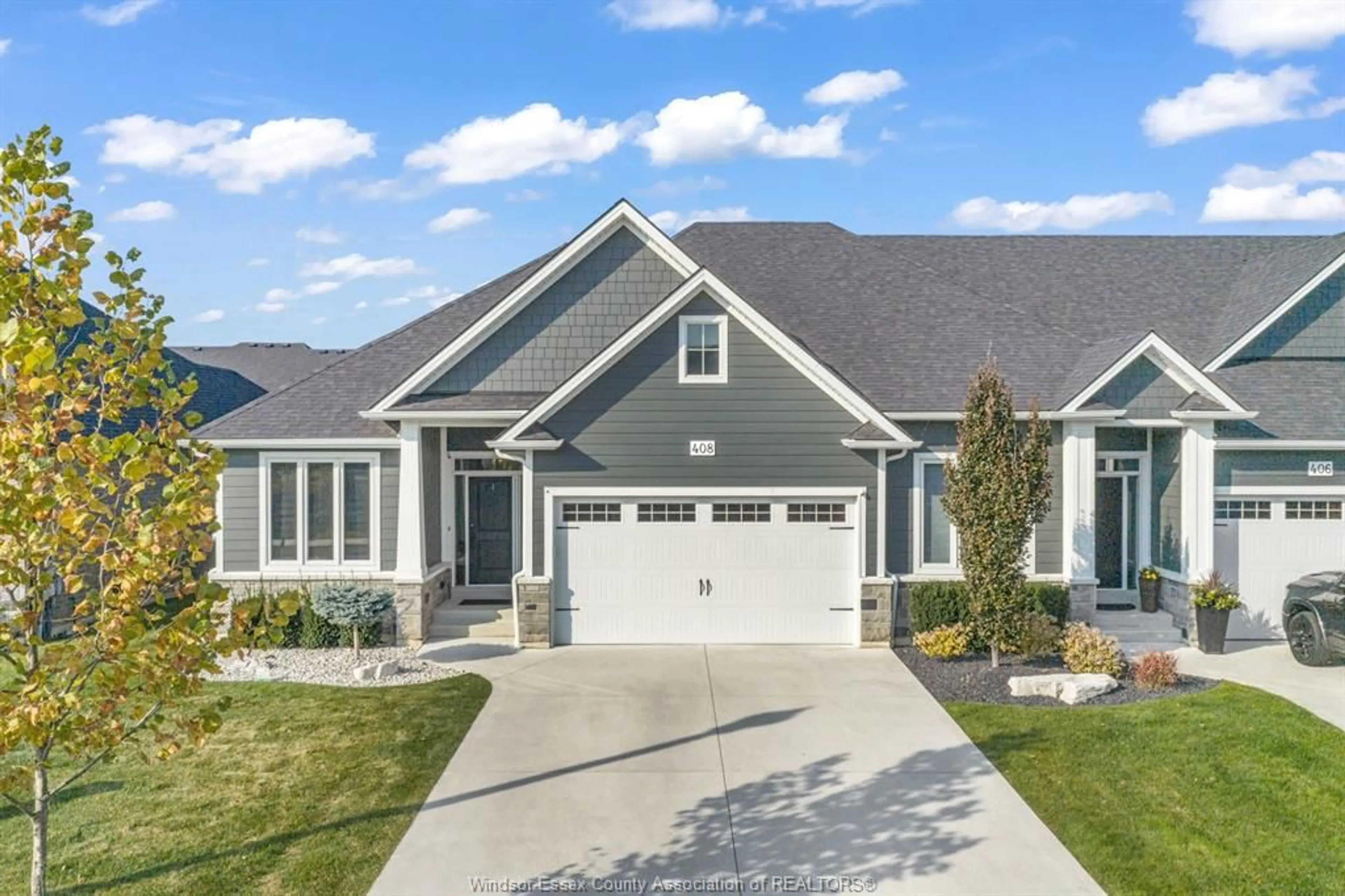 Home with vinyl exterior material, street for 408 MATESE, Lakeshore Ontario N0R 1A0