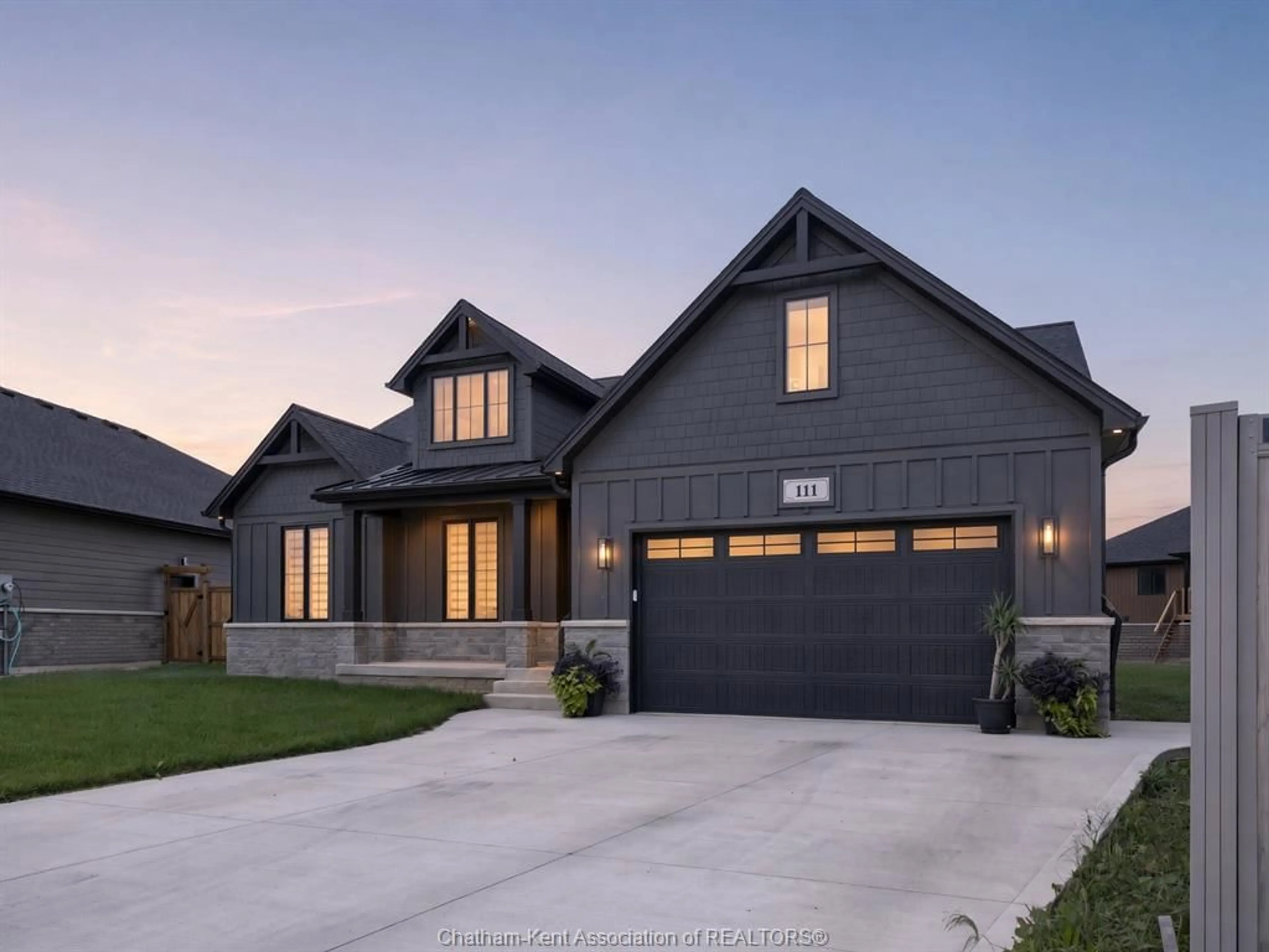 Home with brick exterior material, street for 111 Bloomington Way, Chatham Ontario N7L 0H2
